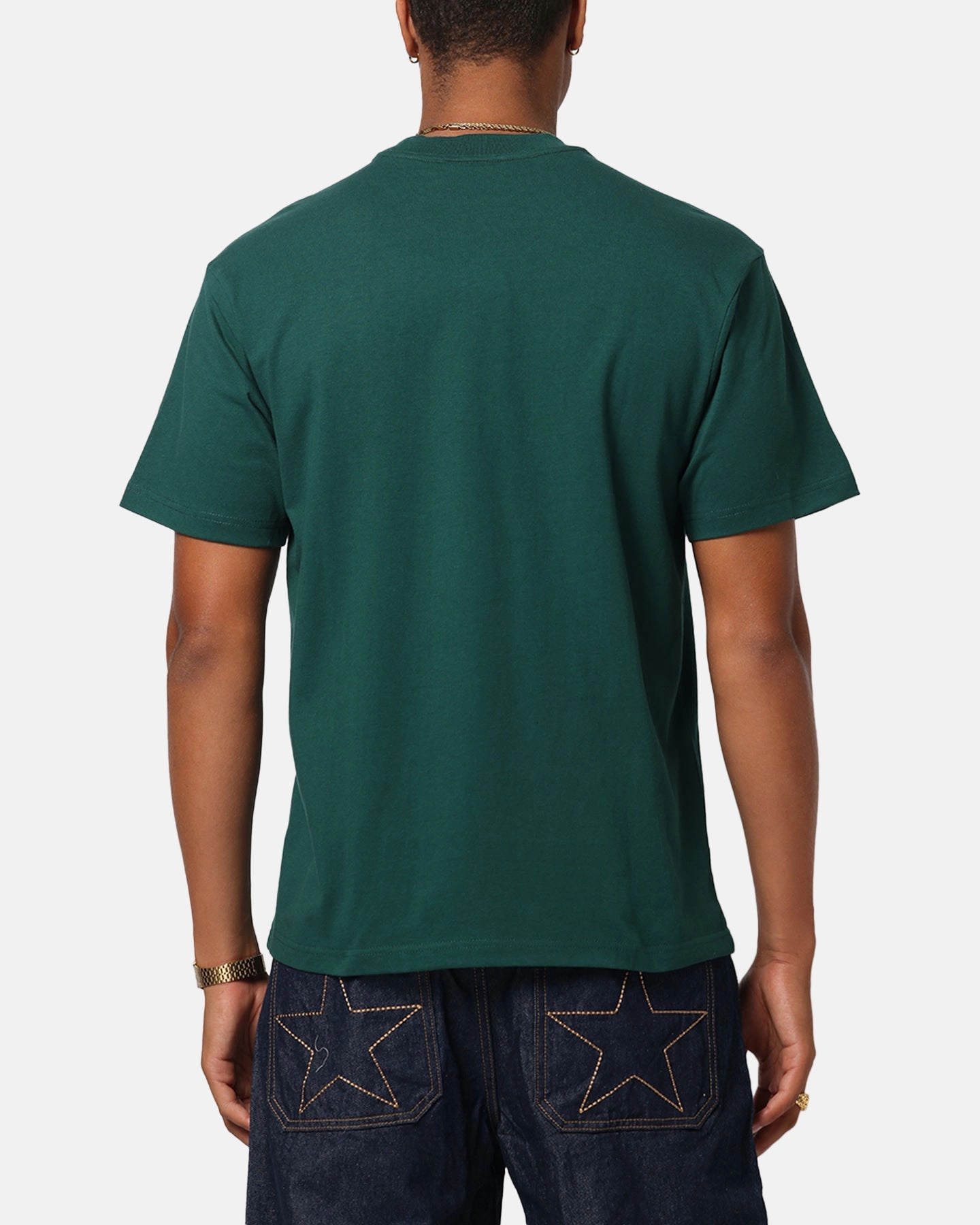 Majestic Athletic New York Yankees Arch Vintage T-Shirt Emerald Beaded details
