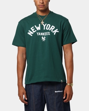 Light and Comfortable Active Layer Majestic Athletic New York Yankees Arch Vintage T-Shirt Emerald