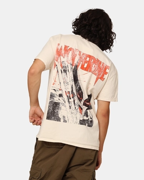 Marvel X-Men Wolverine Heavyweight T-Shirt Off White Versatile Comfort Wear