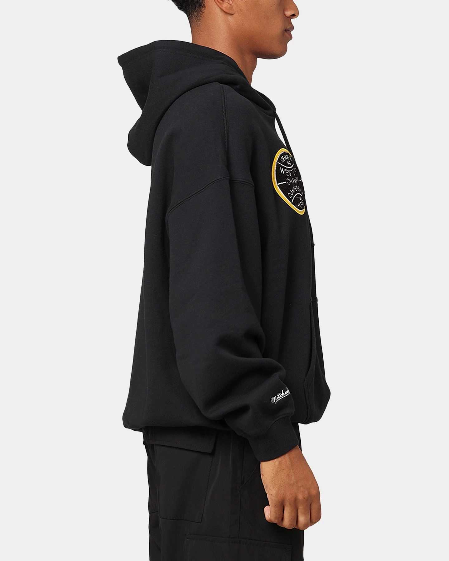 Mitchell & Ness Los Angeles Lakers Conference Hoodie Faded Black Determination