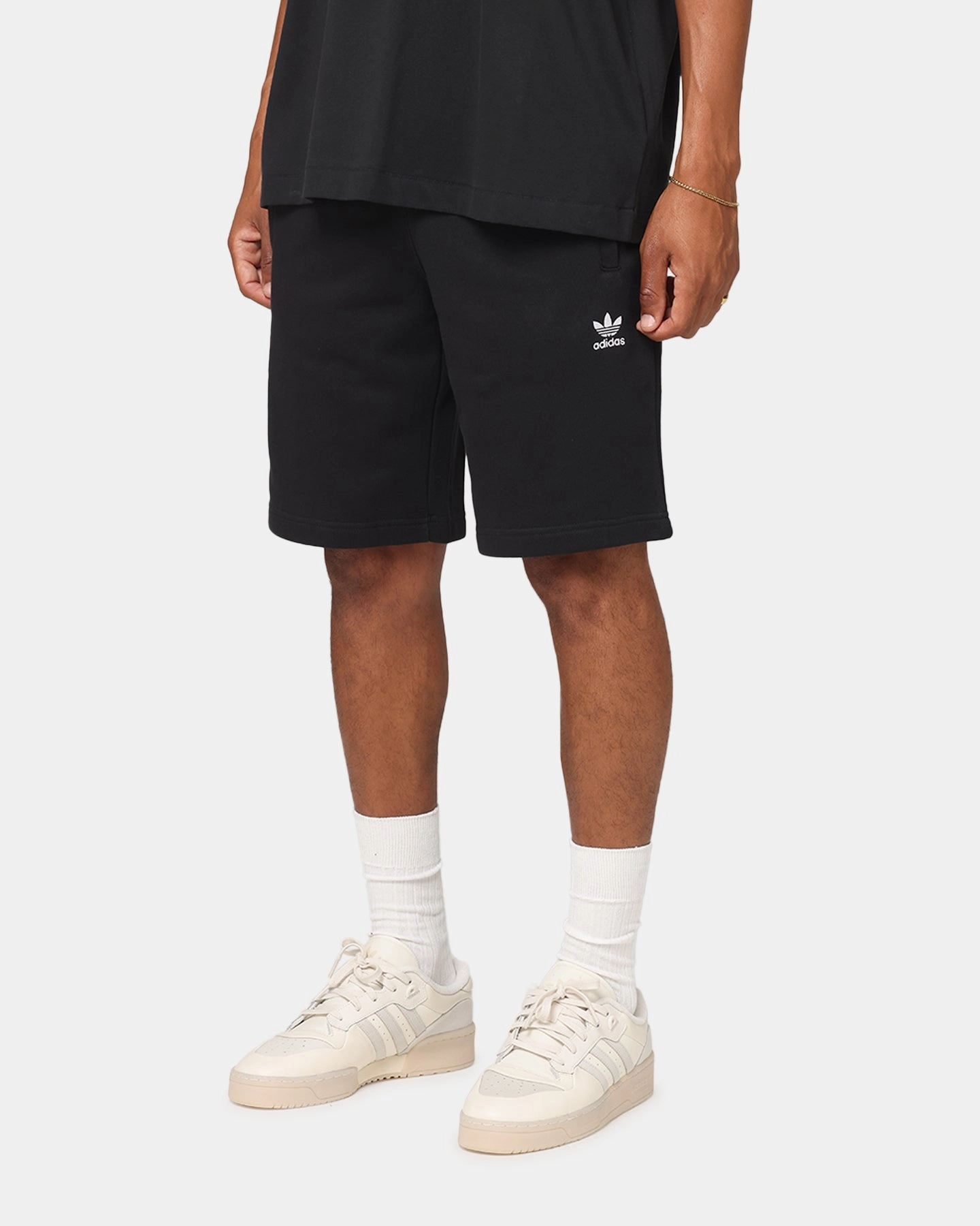 Warm Day Cool Breeze Adidas Essential Shorts Black