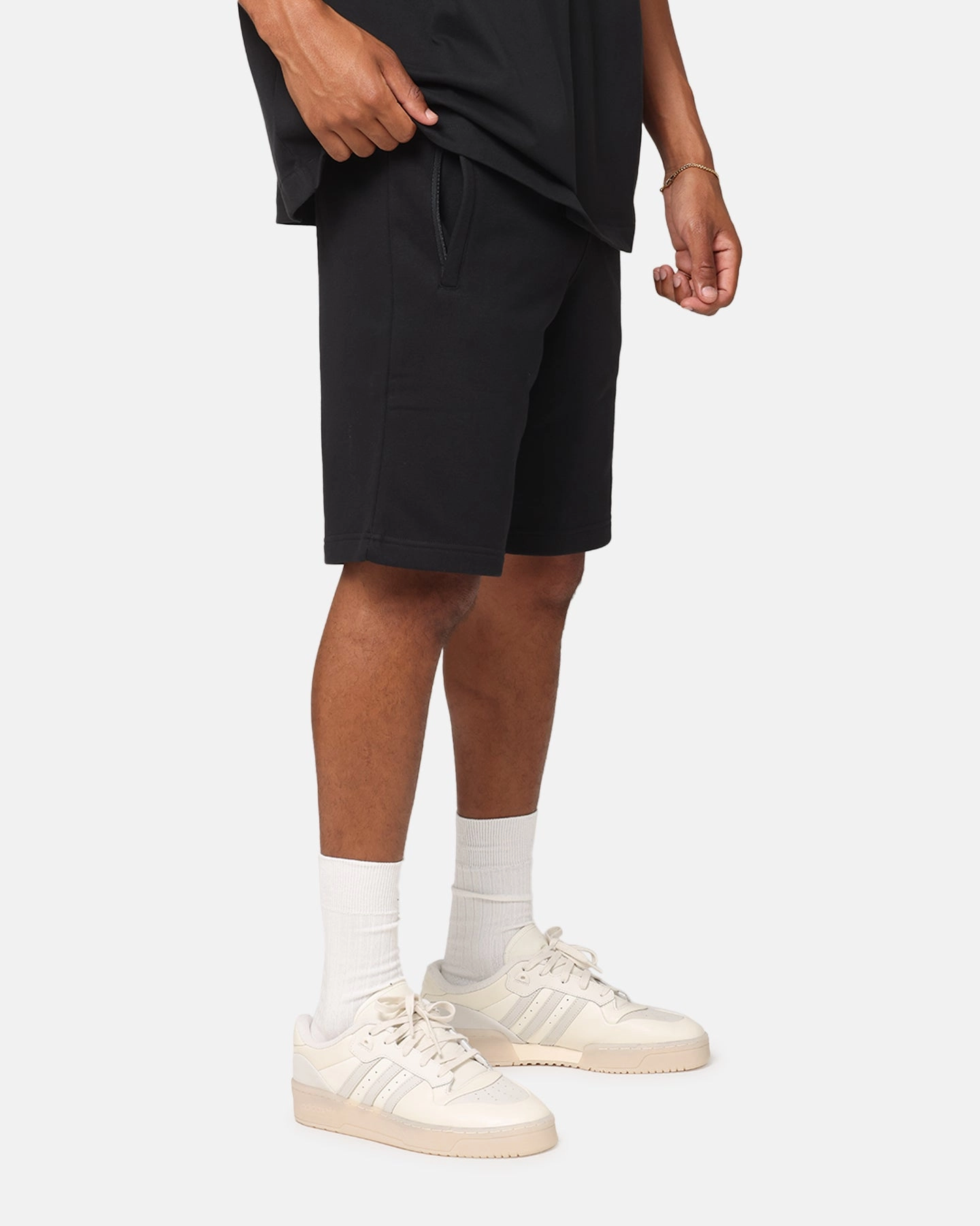Adidas Essential Shorts Black Hypoallergenic Textile floral shorts