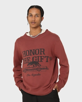 Honor The Gift HTG Pack Sweater Hickory Quick drying material Loose Fit