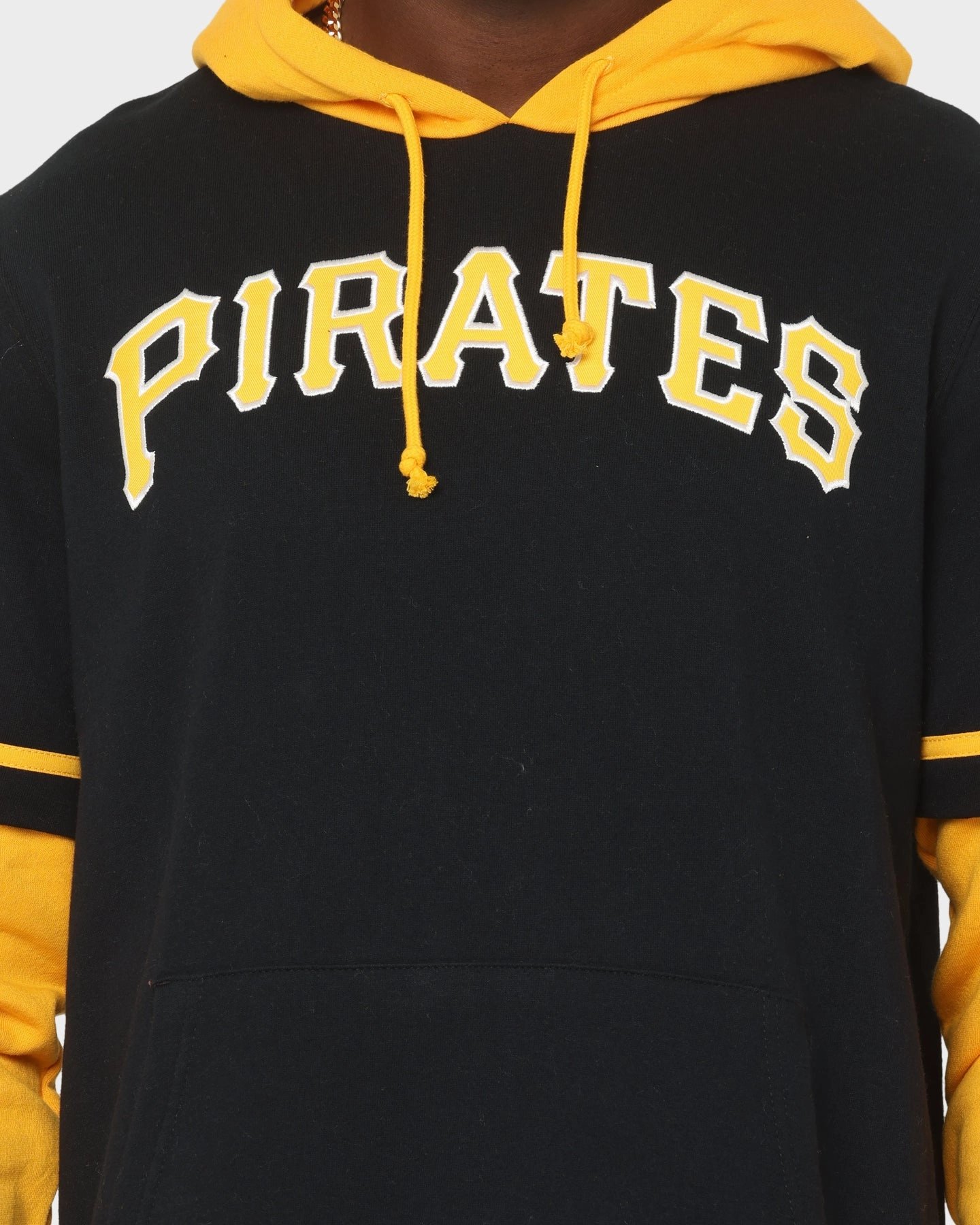 Storm Fit 47 Brand Pittsburg Pirates Shortstop Hoodie Jet Black