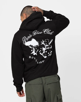 mid-length Carre Rolling Worldwide Hoodie Black