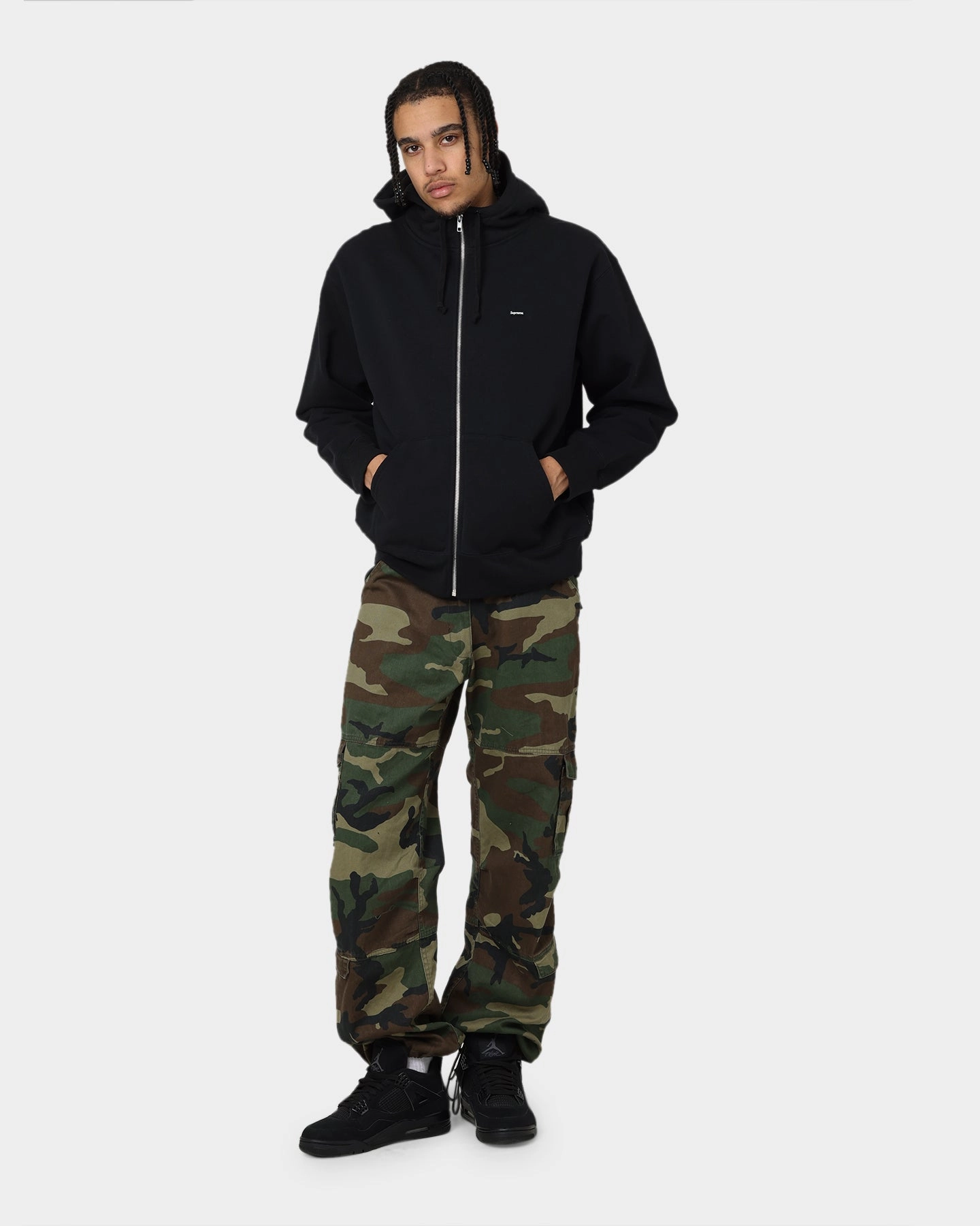 Supreme Box Facemask Zip Up Hooded Sweatshirt Black Award Analysis