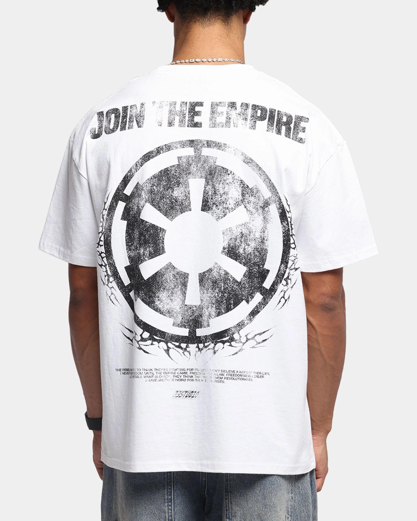 73 Studio Star Wars Join The Empire Vintage T-Shirt White kids' Classic Cut