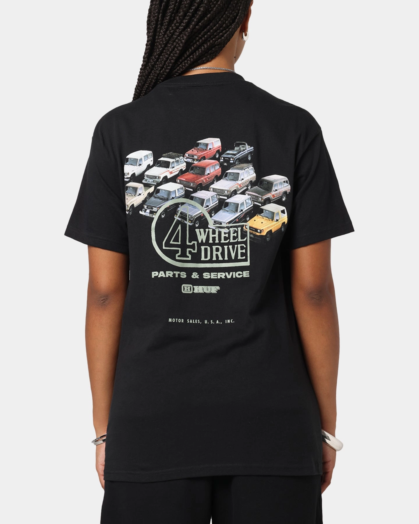 Huf X Toyota Timeline T-Shirt Black/White Layering Comfort Wear