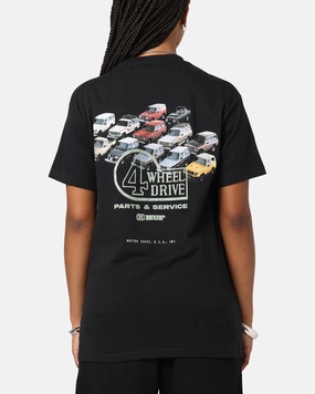 Huf X Toyota Timeline T-Shirt Black/White Layering Comfort Wear