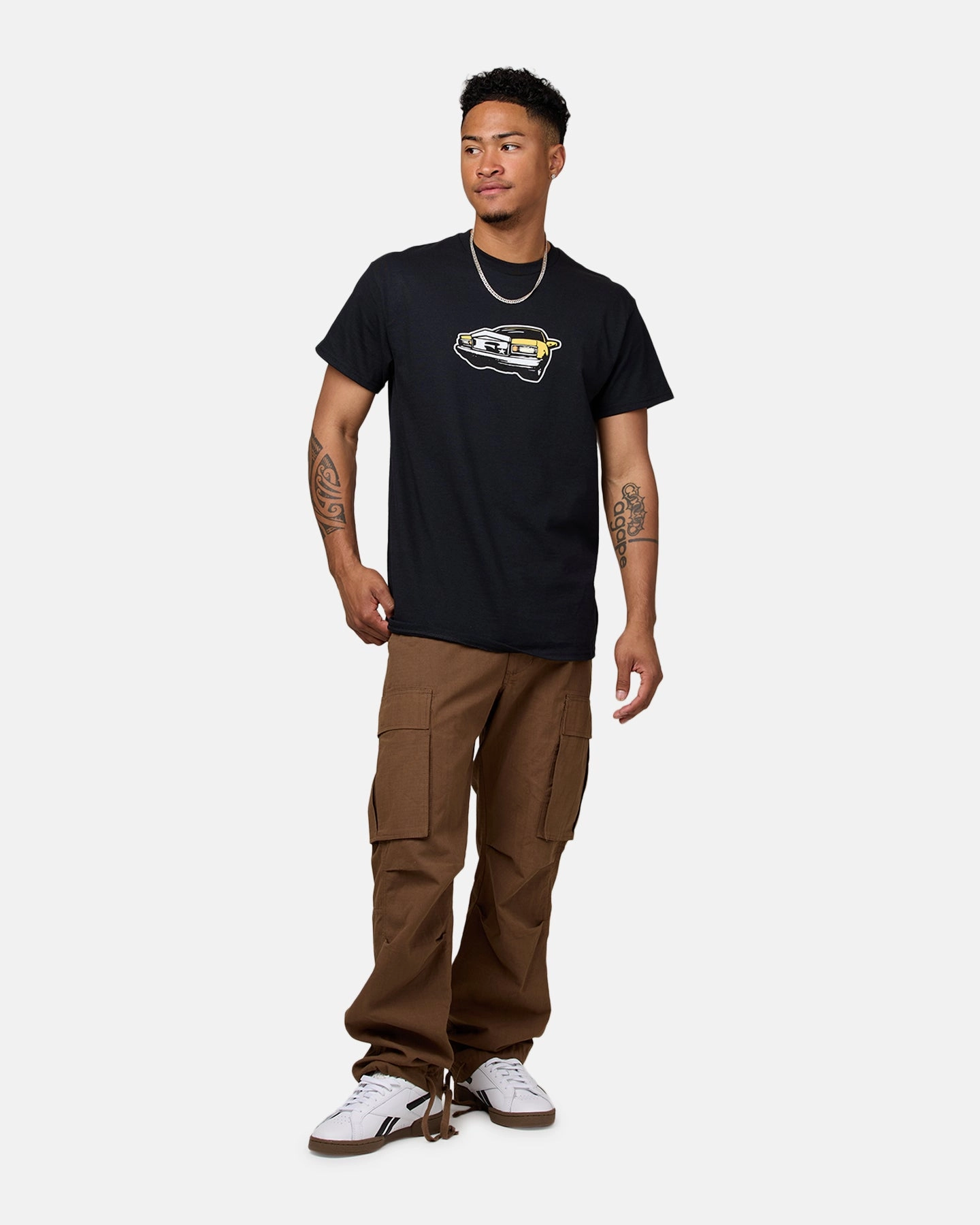 informal gathering Felt Driveway T-Shirt Black