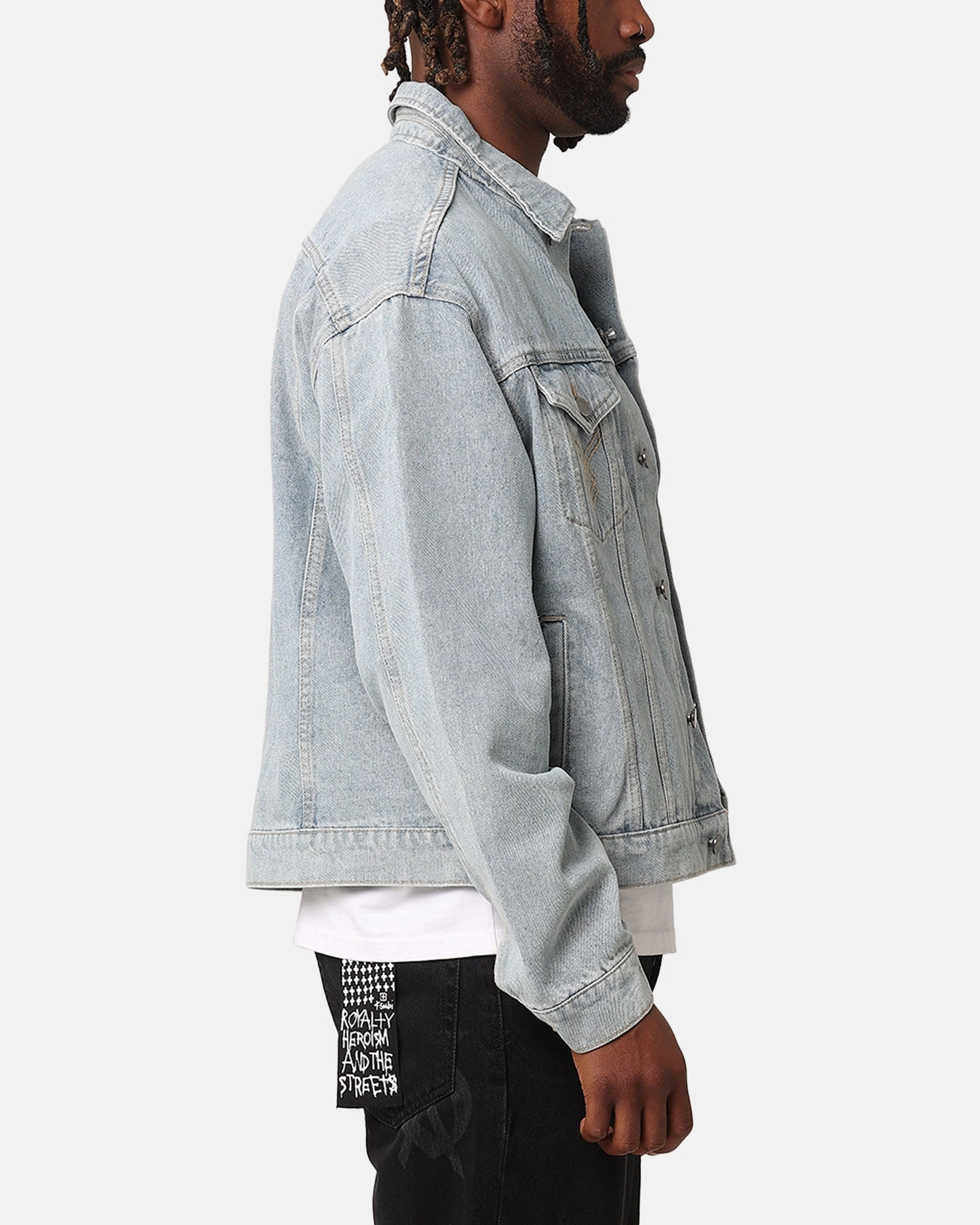 suitable for school uniforms Halloween XXIII Classic Trucker Denim Jacket Superwash Blue