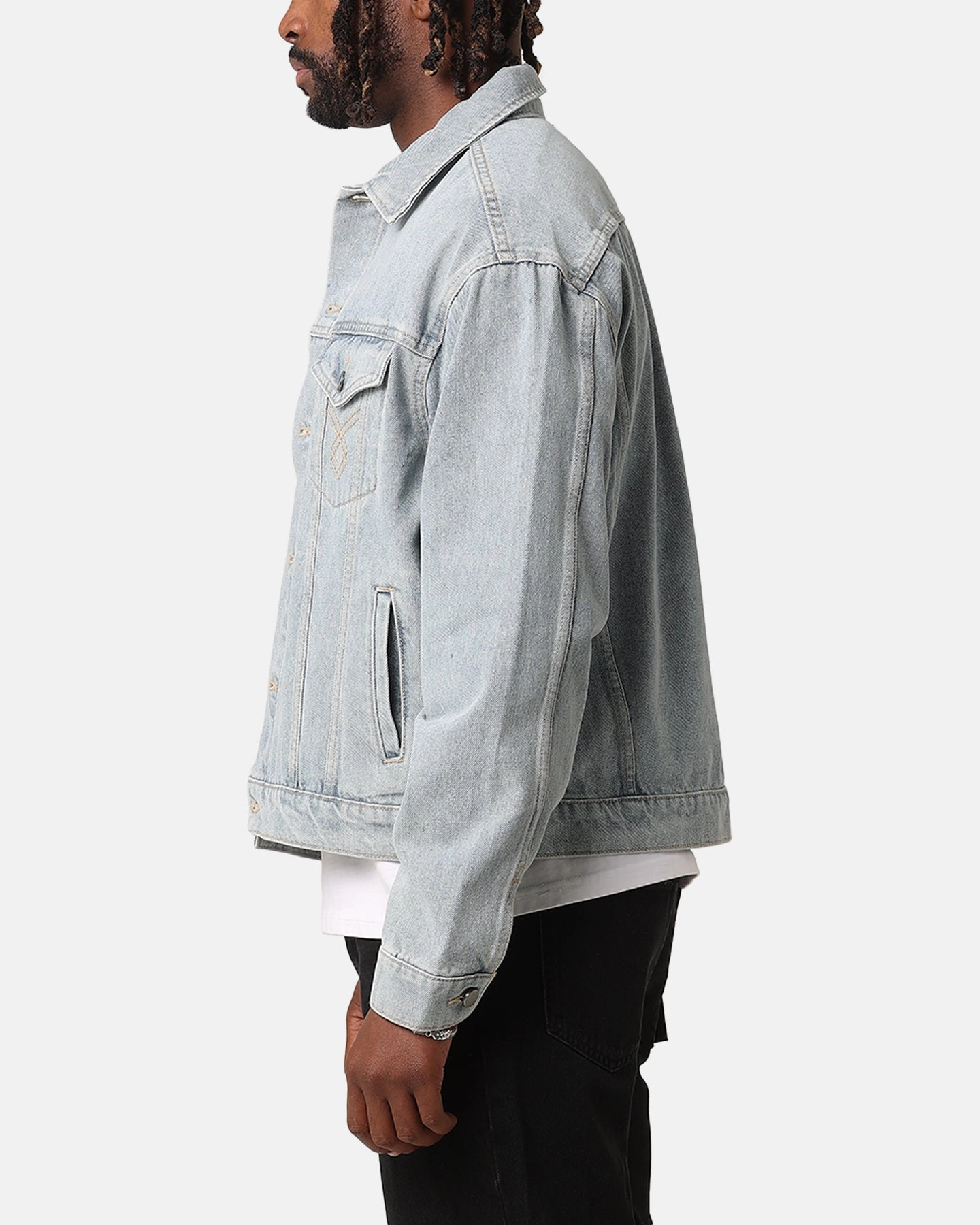 High Quality Engineer XXIII Classic Trucker Denim Jacket Superwash Blue