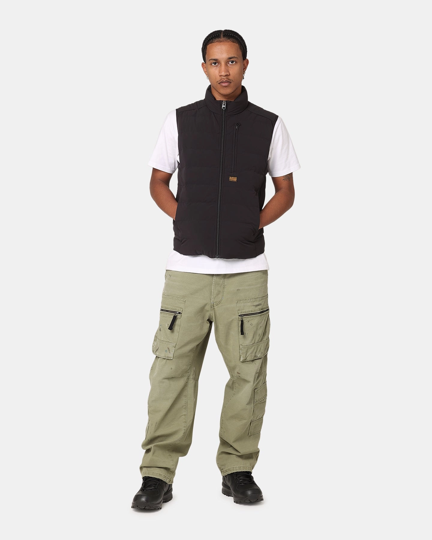G-Star Foundation Liner Vest Dark Black Roll