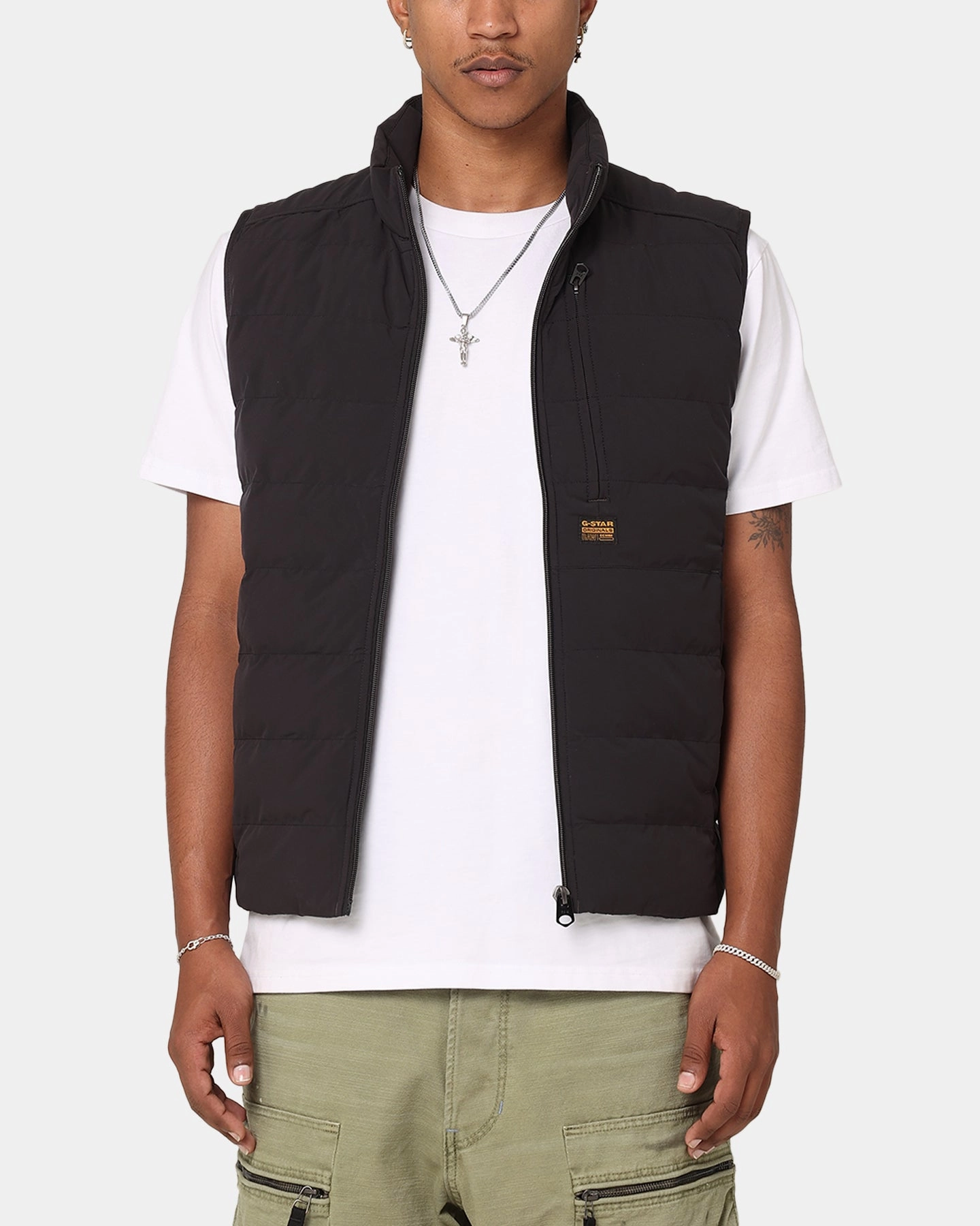 Template EcoFriendlyMaterial G-Star Foundation Liner Vest Dark Black