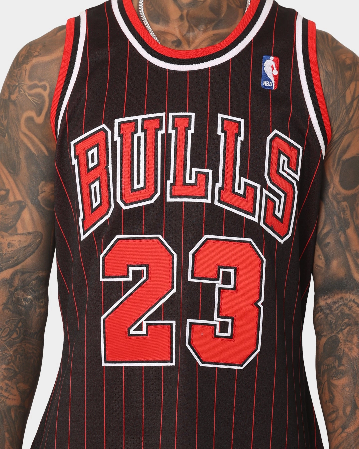Casual Style Mitchell & Ness Chicago Bulls Michael Jordan '95-'96 #23 Authentic Jersey Black