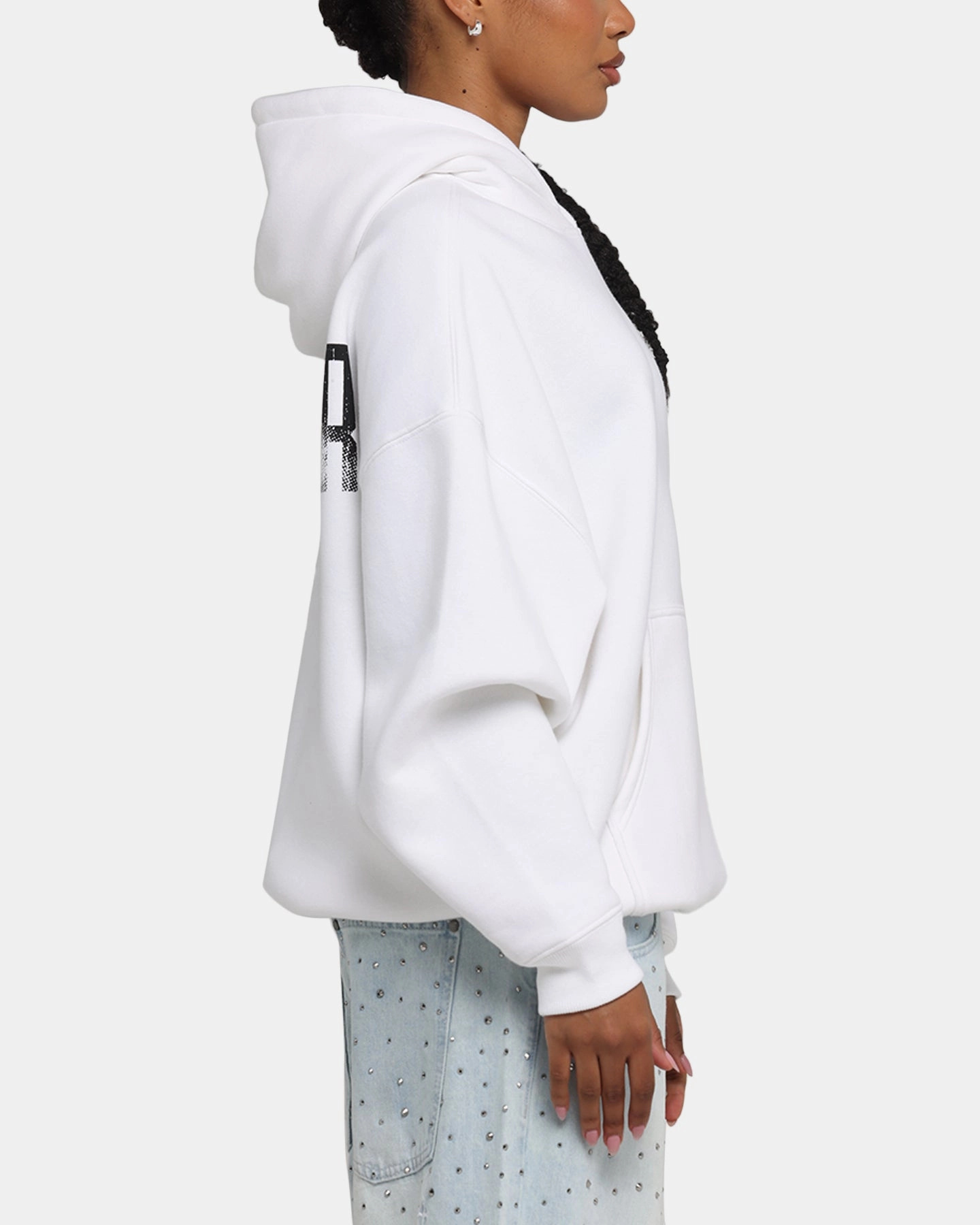 The Anti Order Ryuken Boxy Hoodie White Anti Ride Up Design sonar detection