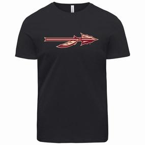 Ragz Adult/Unisex Spear Logo Short Sleeve T-shirt - Black Active Essentials