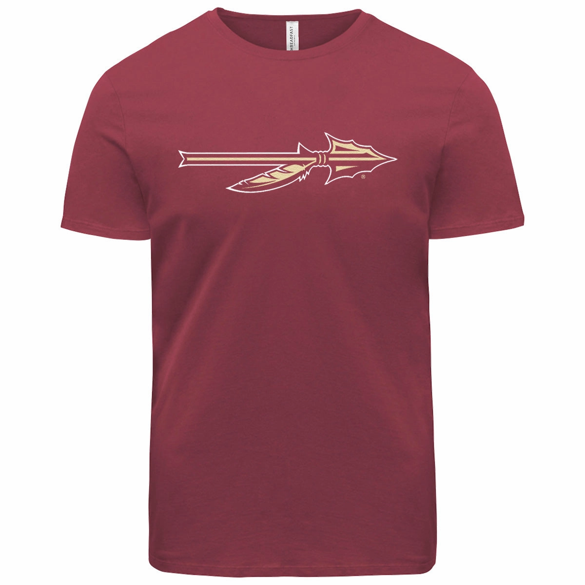 Daily Style Short Sleeve Ragz Adult/Unisex Spear Logo Short Sleeve T-shirt - Garnet