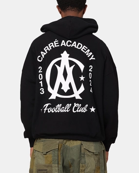 Daily Wear Carre Academy Chest Hoodie Black