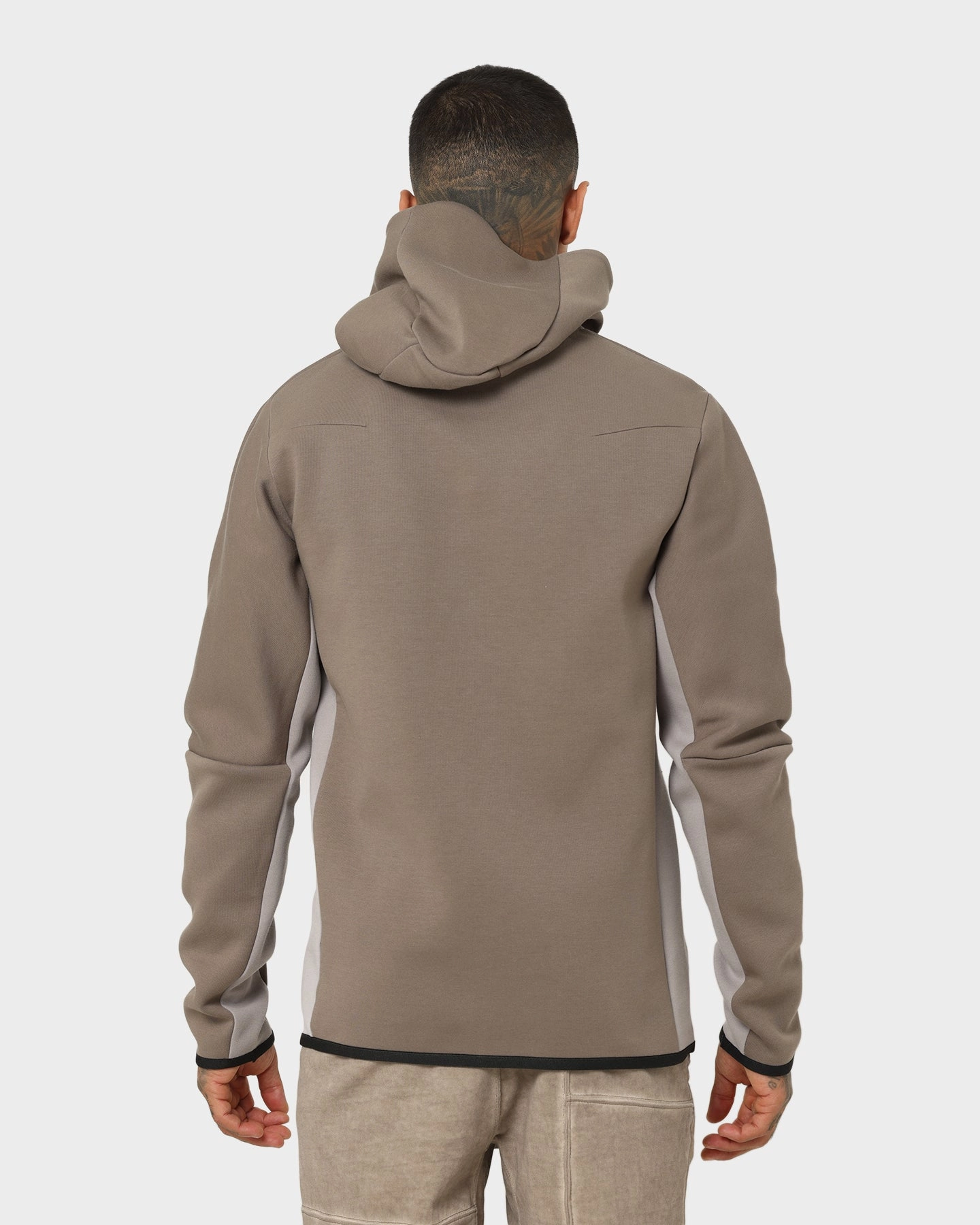 Nike Sportswear Tech Fleece Full Zip Hoodie Olive Grey Outerwear