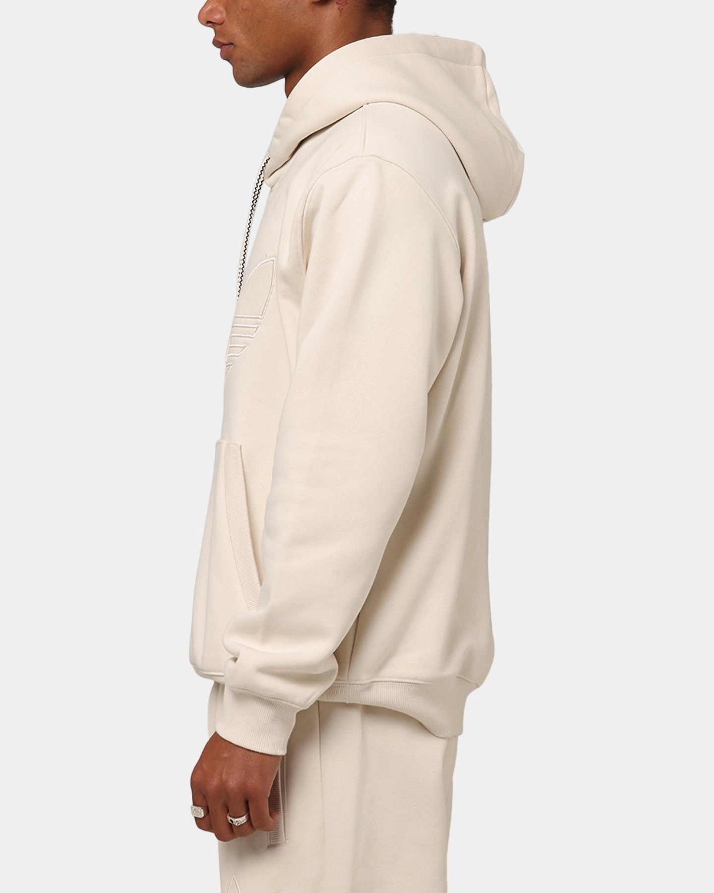 Quick Flexible Weapon - mounting Adidas Originals 70's Hoodie Wonder White