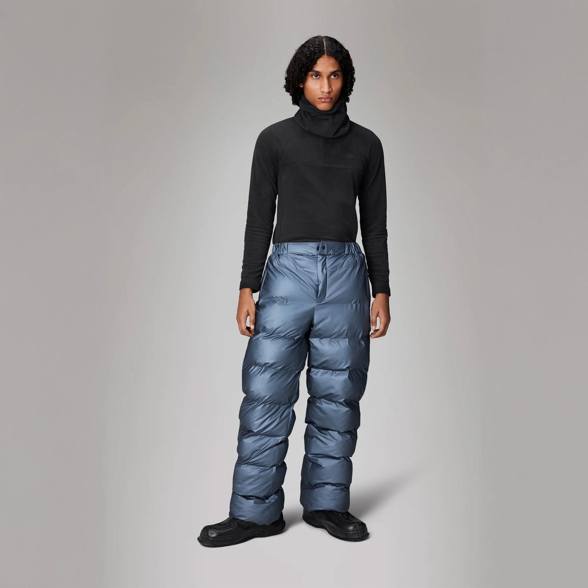 Wide-leg cut EcoFriendlyDye Rains Alta Puffer Pants Regular 'Blue'