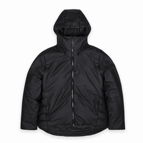 Weatherproof Shell Heat Retention Layer RAINS Loop Jacket 'Black'