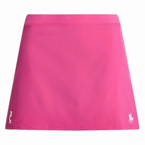 Ralph Lauren Aim 4-Way Stretch Back Pleats 15" Golf Skort Regatta Pink - SP25 Women Laidback Style