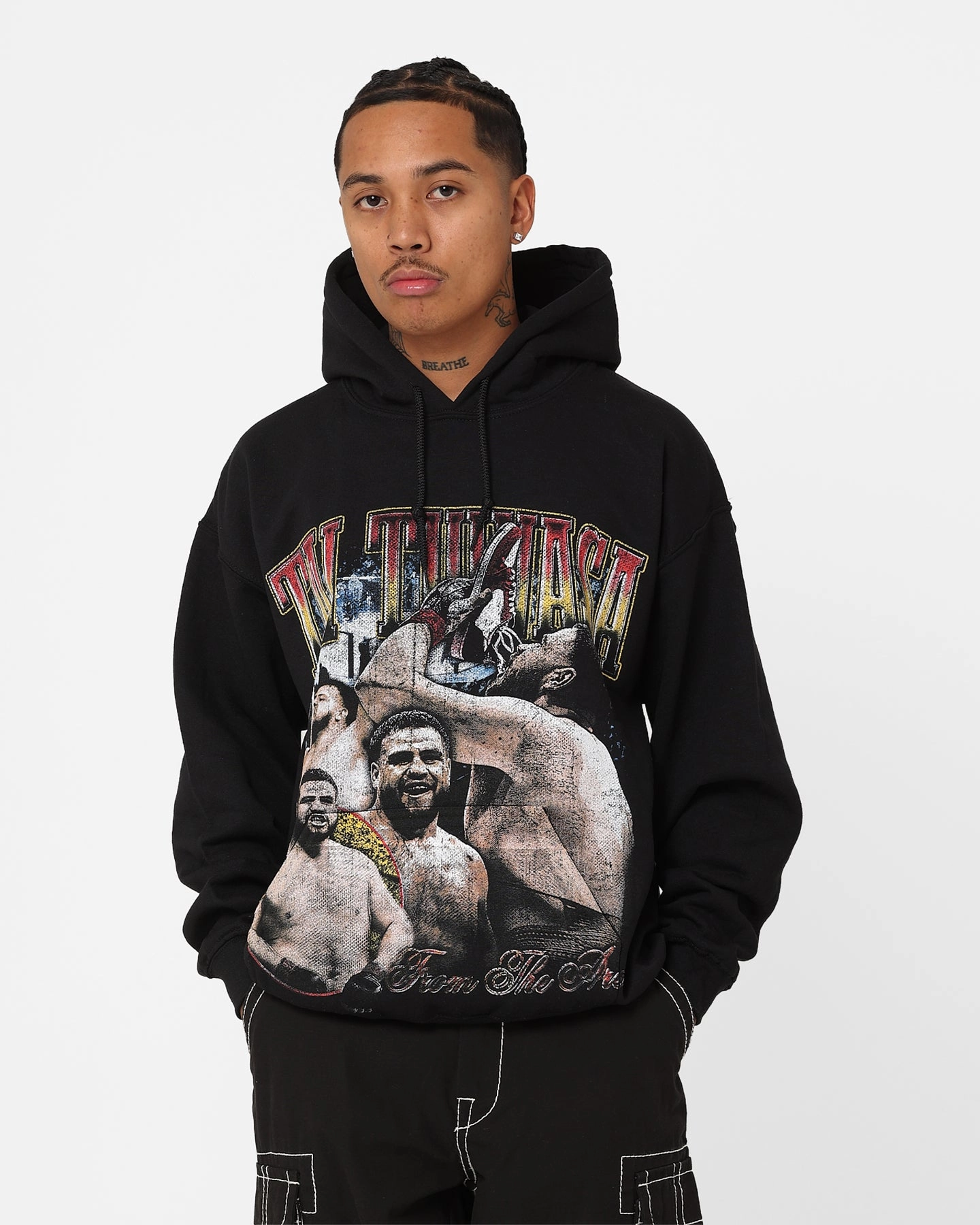 Souvenir Goat Crew X Tai Tuivasa From The Area Hoodie Black