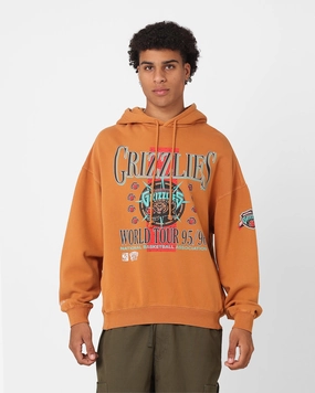 Mitchell & Ness Vancouver Grizzlies Tour Hoodie Bronze suitable for community activities Forest