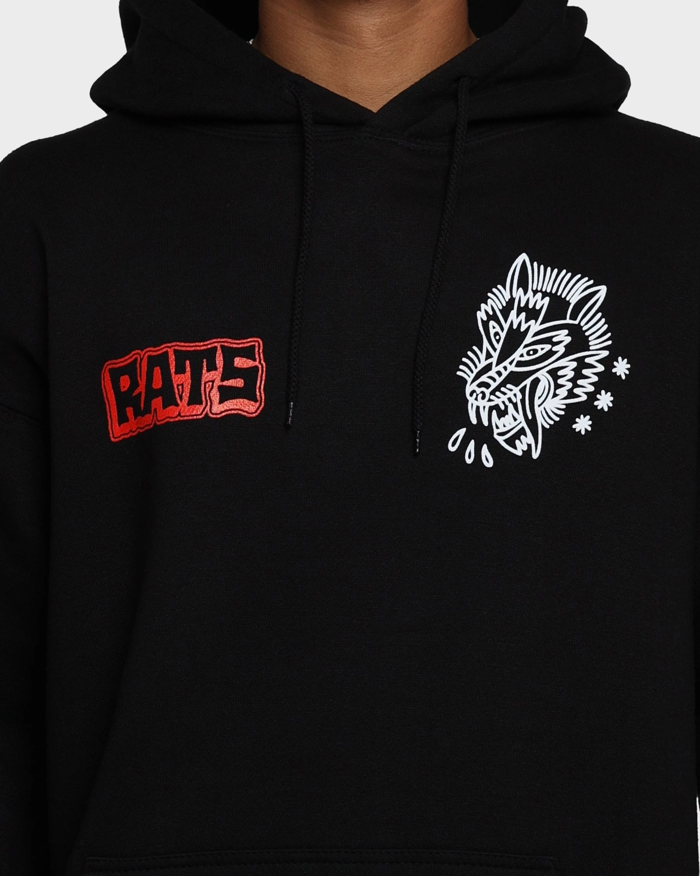 Diploma Rats Get Fat Baphomet Hoodie Black