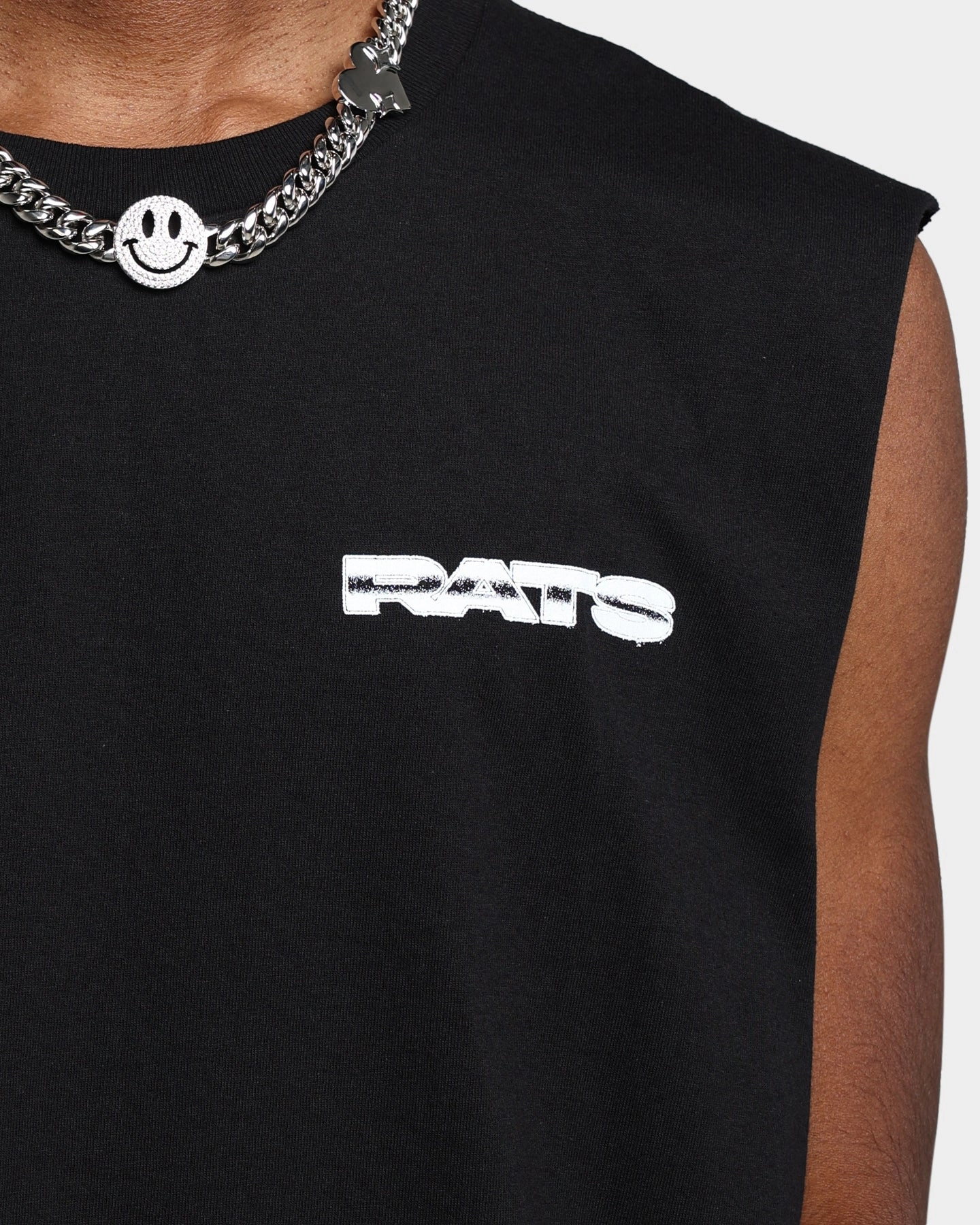 Trendy Wearable Outdoor Activity Rats Get Fat Memorial Muscle T-Shirt Black