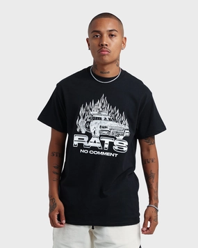 Street Trend Look Rats Get Fat No Comment T-Shirt Black