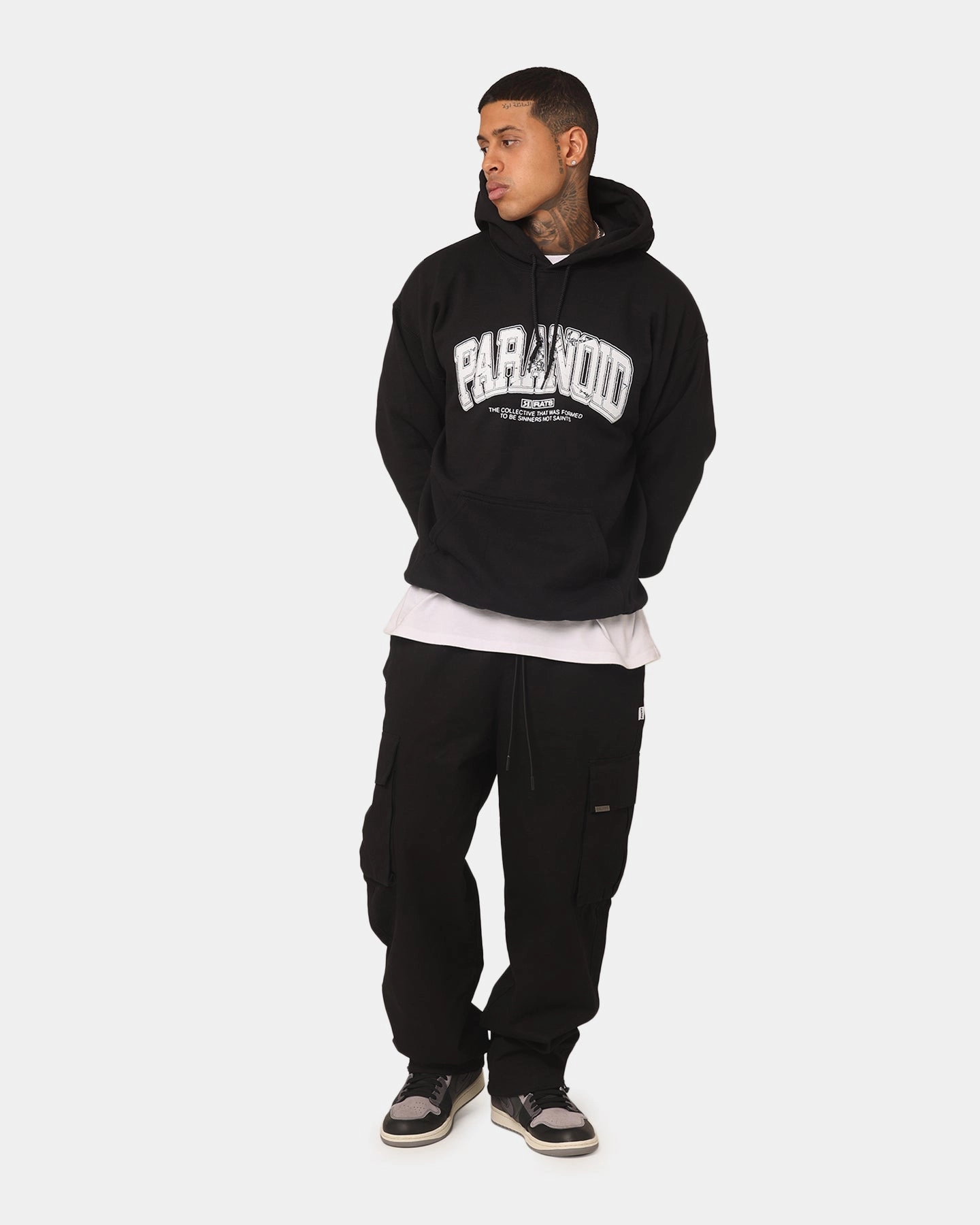 Rats Get Fat Paranoid Hoodie Black Bohemian