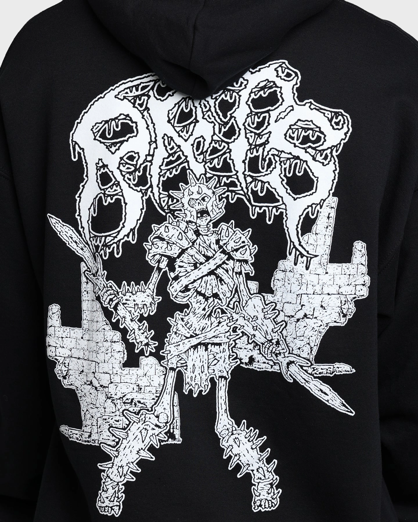 Gore-Tex Beauty Rats Get Fat Rats Warrior Hoodie Black