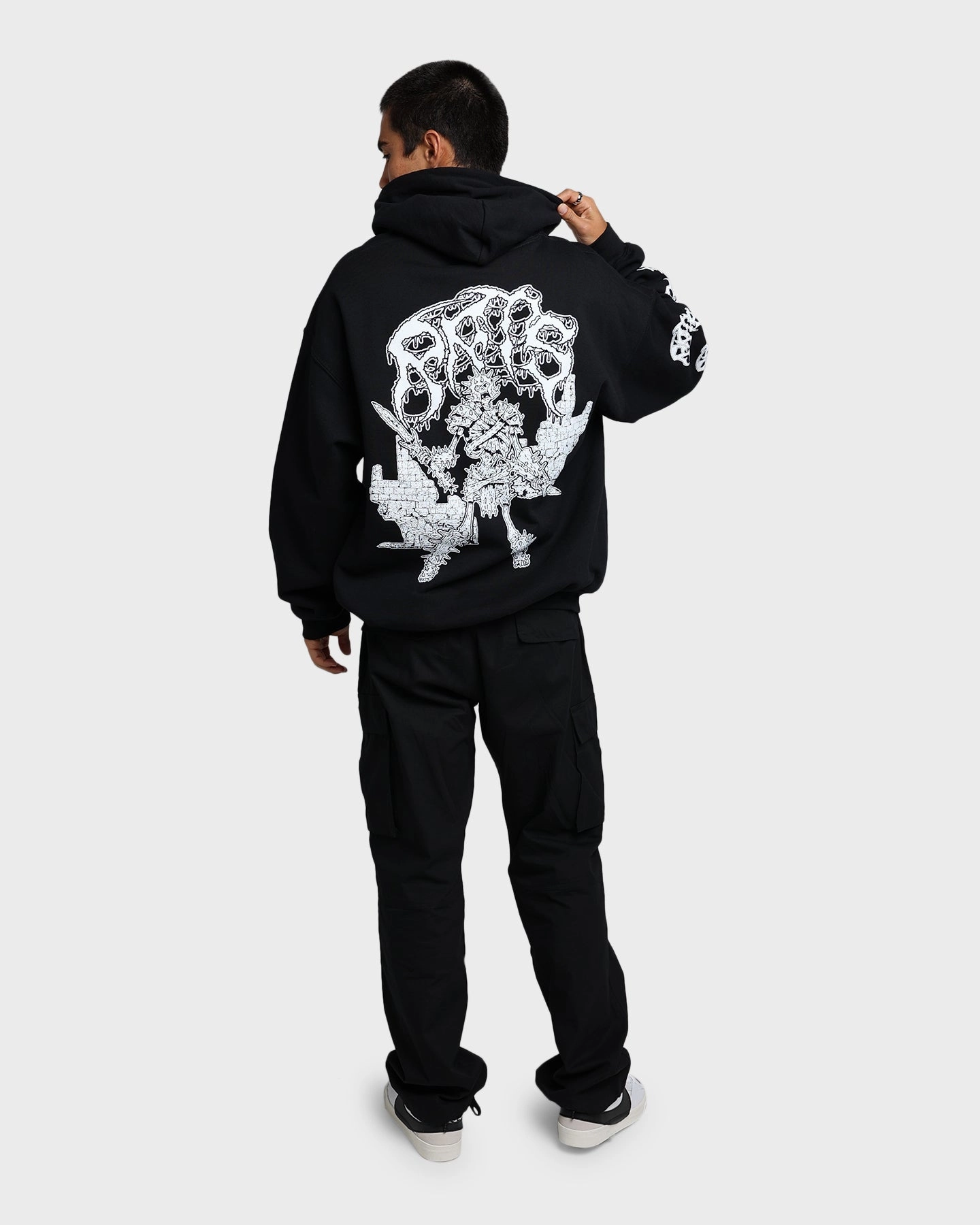 Passport Rats Get Fat Rats Warrior Hoodie Black
