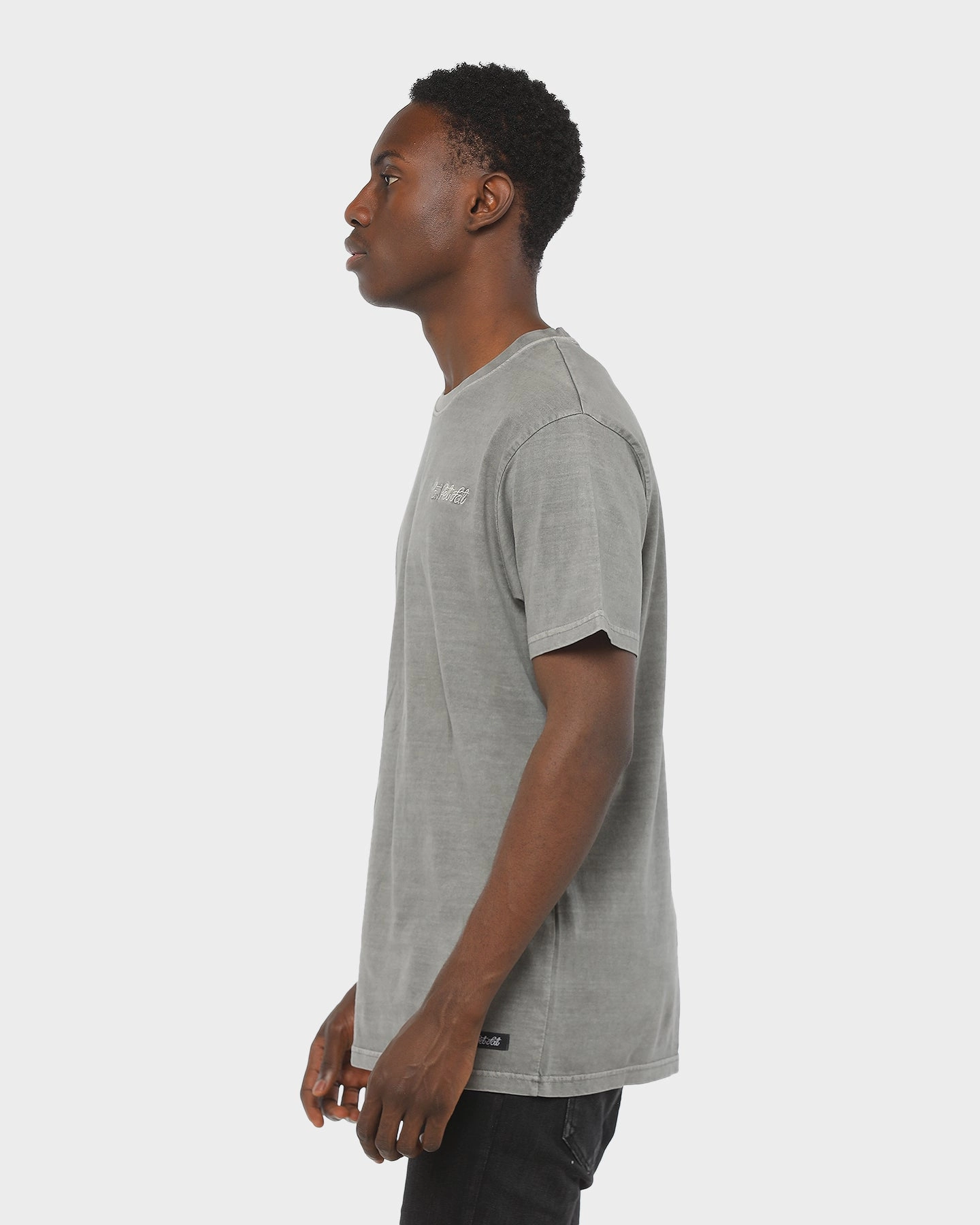 Rats Get Fat Script Vintage Tee Vintage Grey Weekend Style