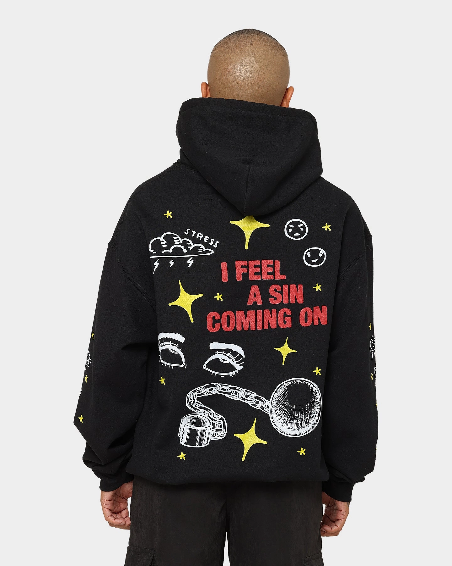 Trail Use Unisex Rats Get Fat Sinners Hoodie Black