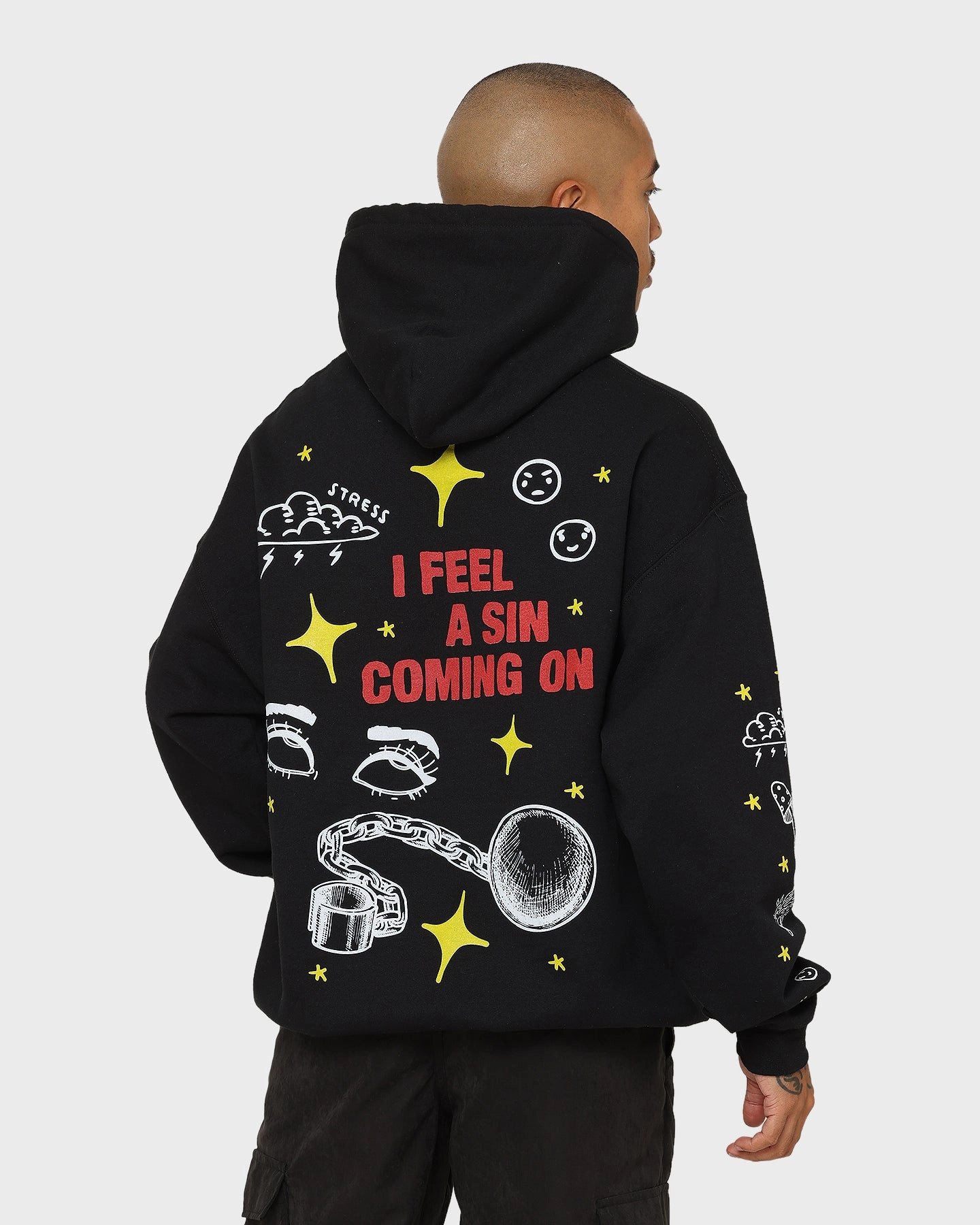 Rats Get Fat Sinners Hoodie Black Smooth Zipper Action Endorse
