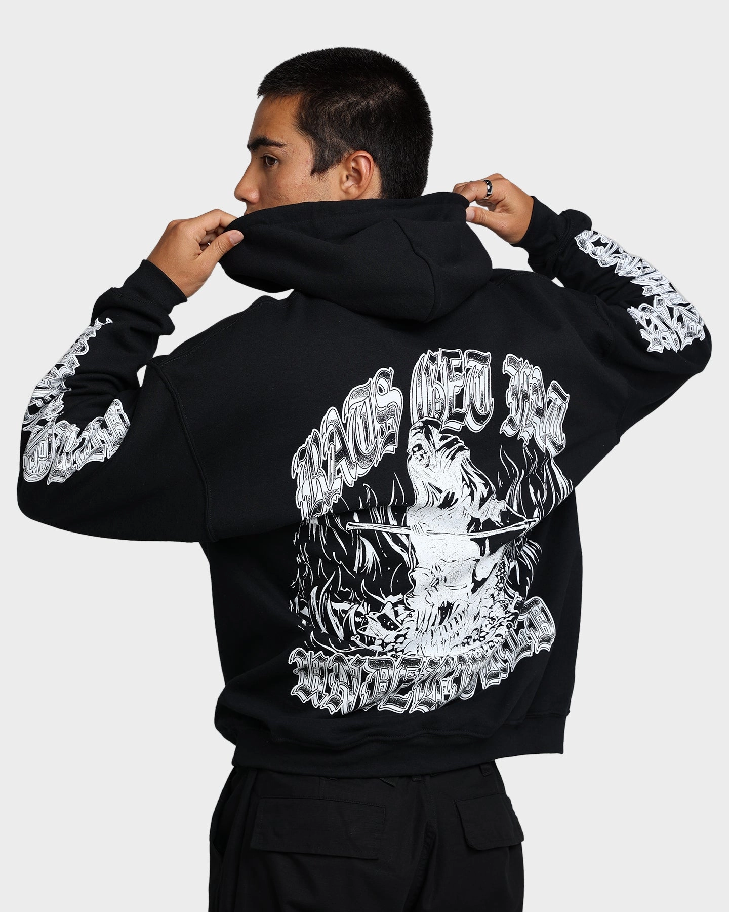 Feel Rats Get Fat Underworld Hoodie Black