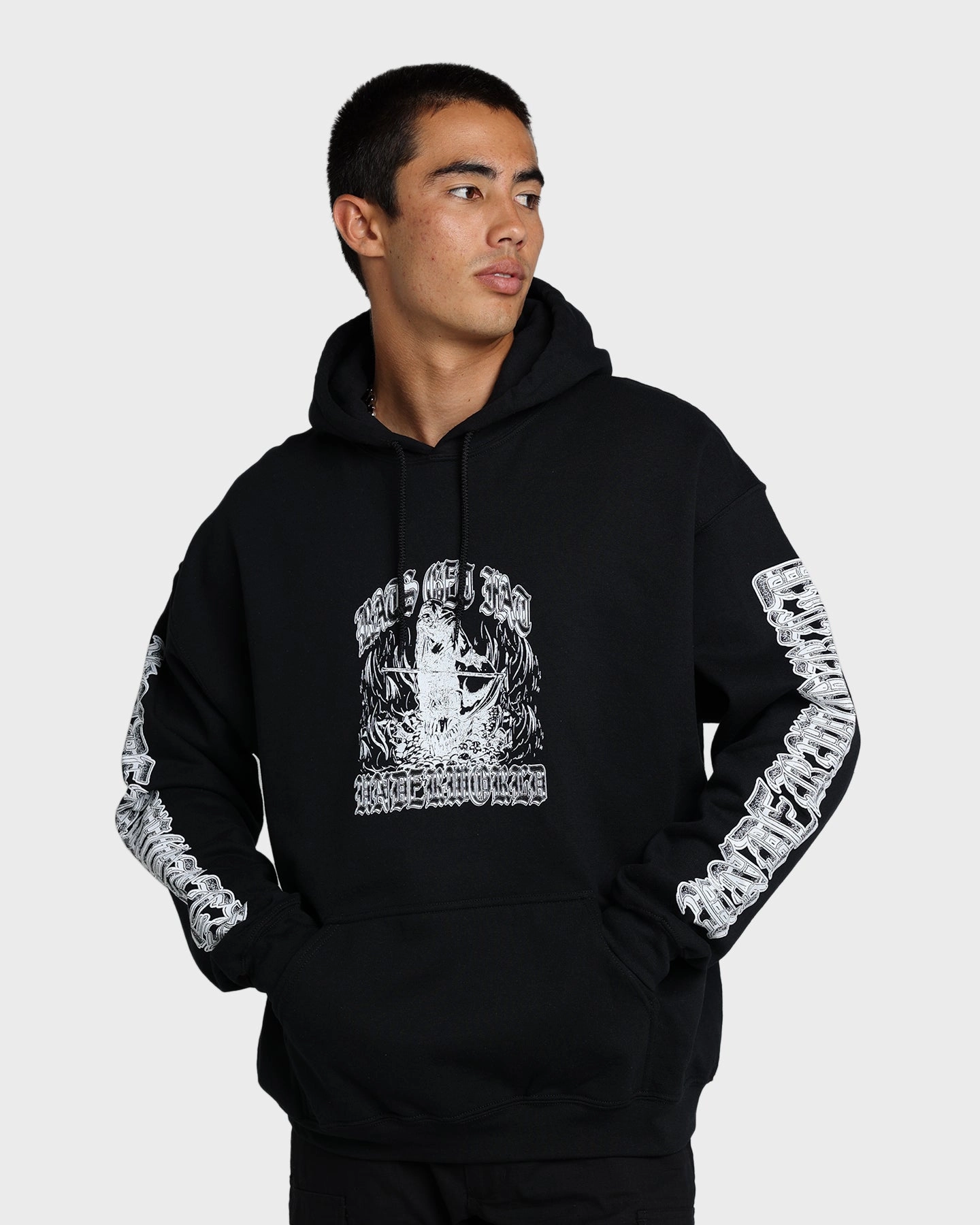 Portray Rats Get Fat Underworld Hoodie Black
