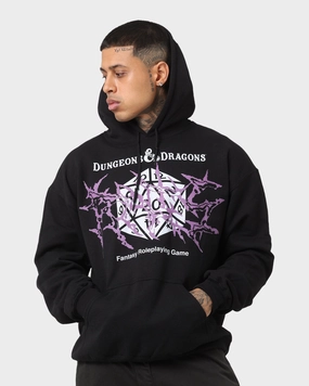 Bus Rats Get Fat X Dungeons And Dragons Warduke Premium Vintage Hoodie Black