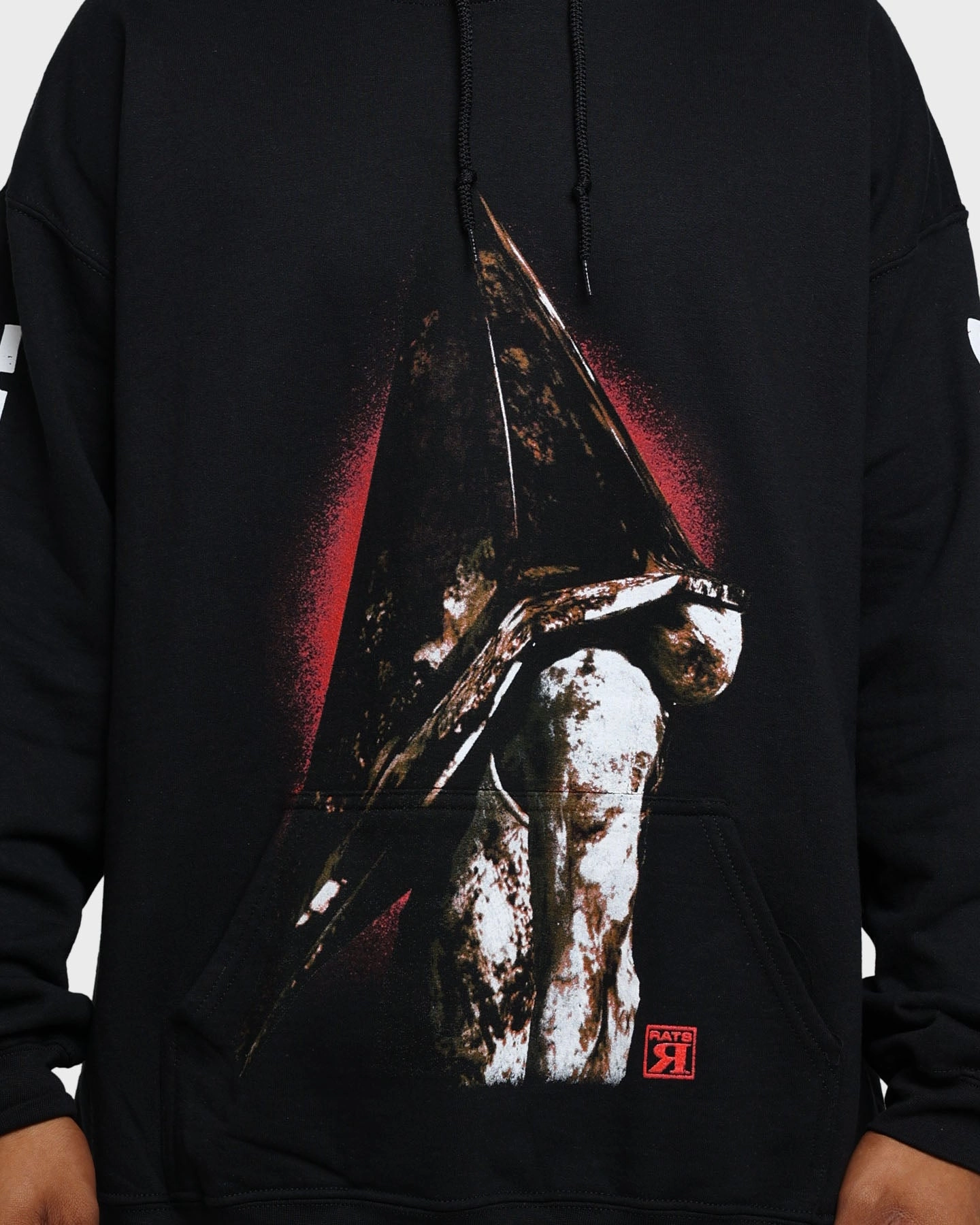 Rats Get Fat X Silent Hill Pyramid Head Hoodie Black Winter Gear