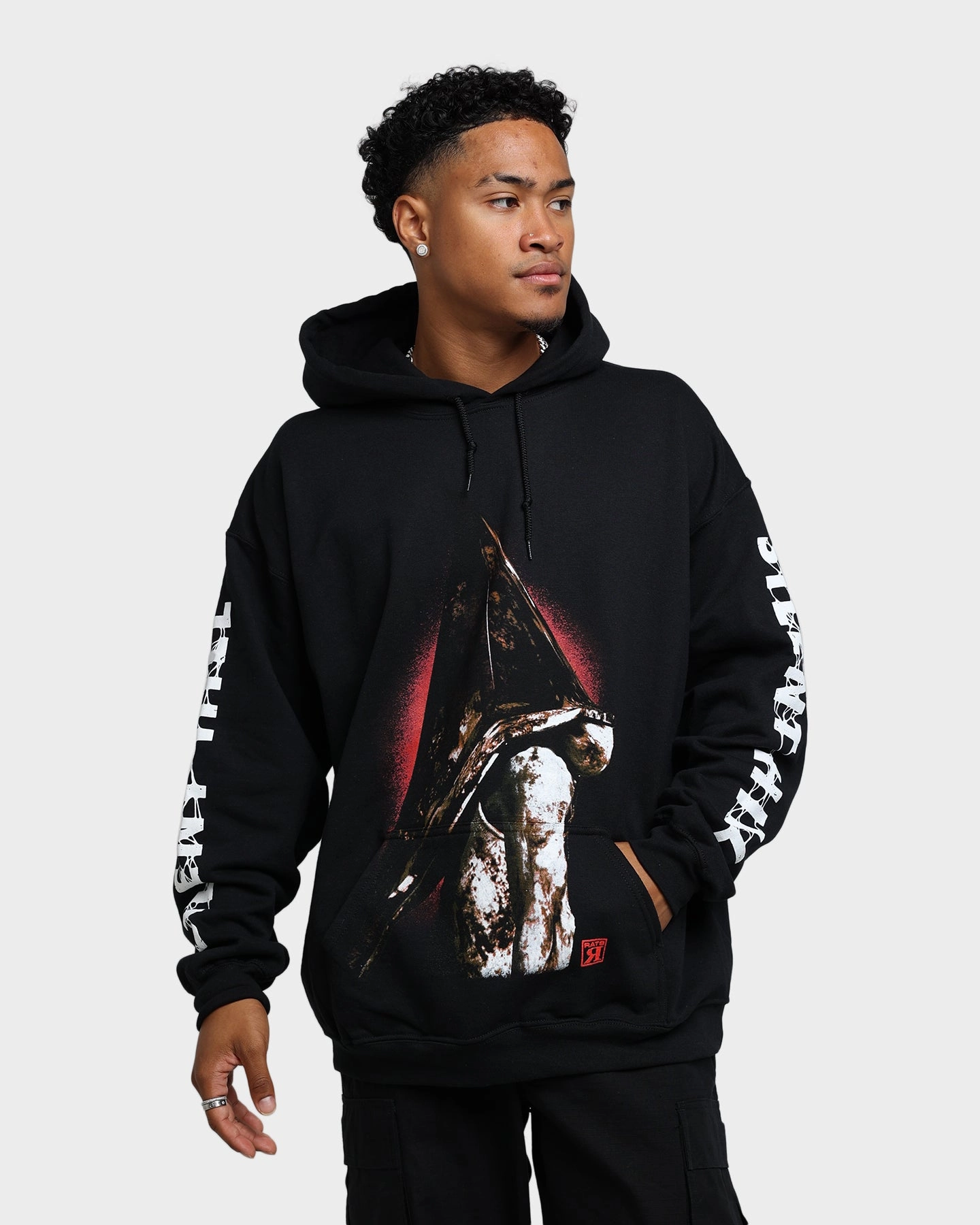 Rats Get Fat X Silent Hill Pyramid Head Hoodie Black Passport