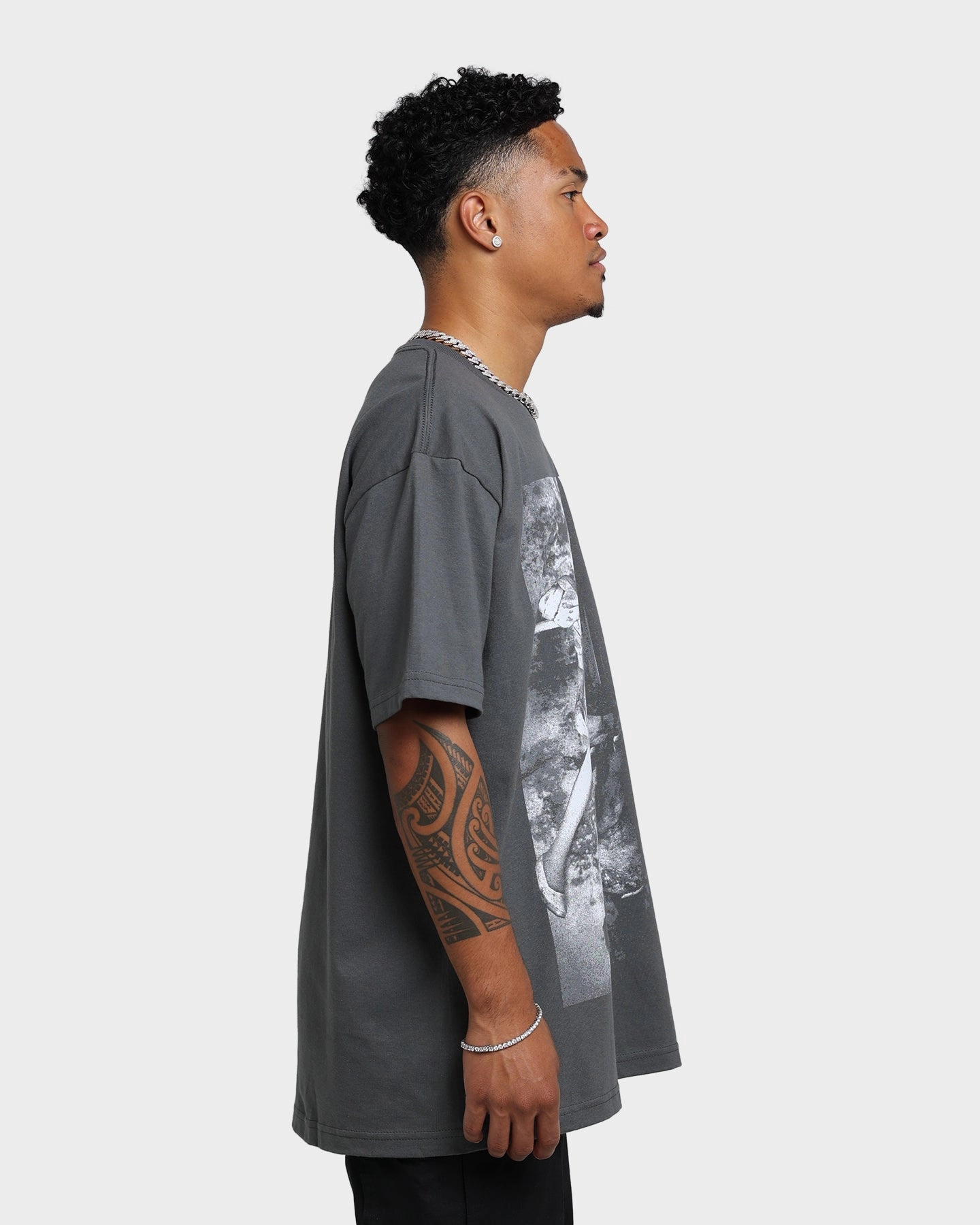 Fashion-Forward Look Cozy Wearable Rats Get Fat X Silent Hill  Silent Hill T-Shirt Charcoal