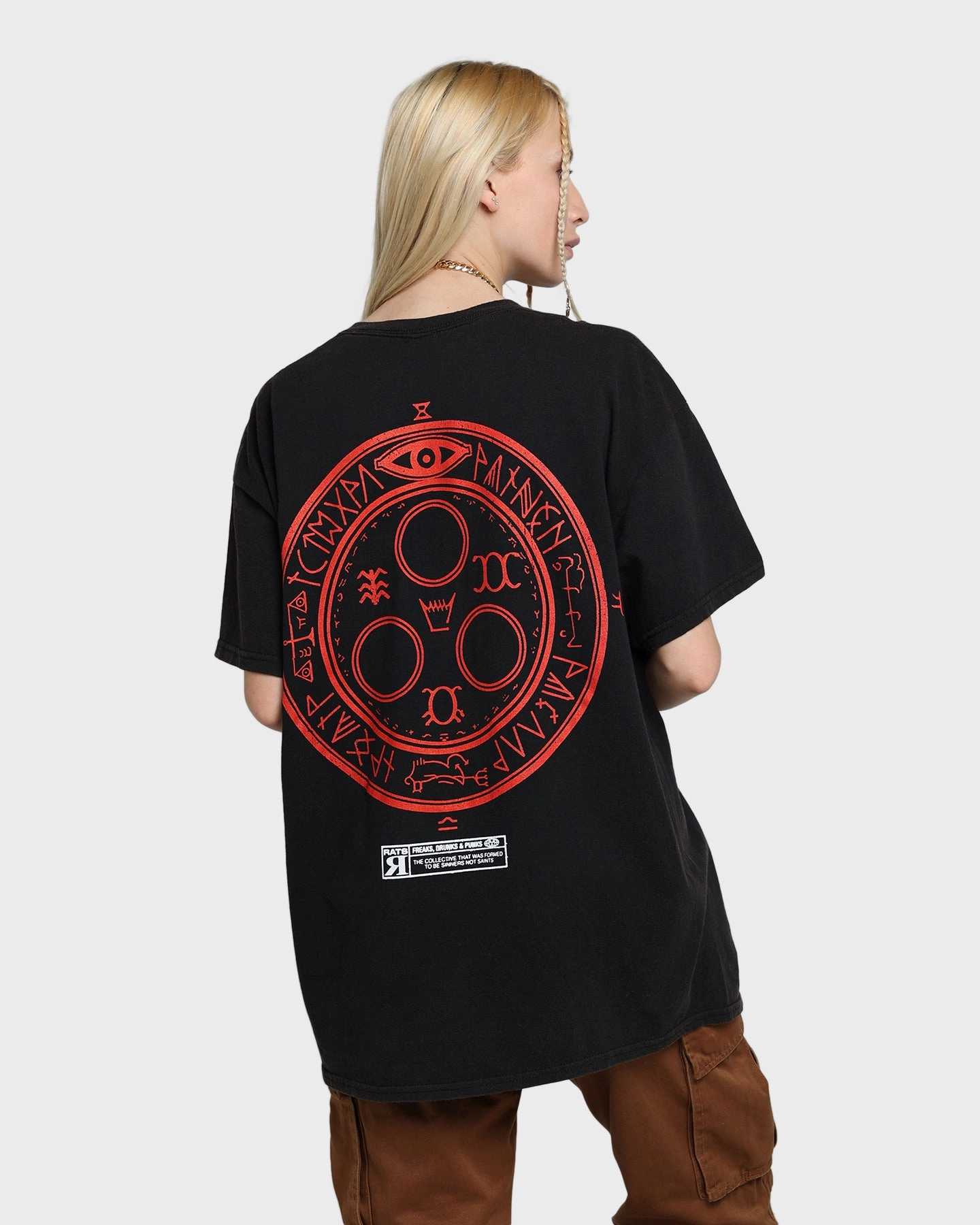 Odor Resistant Material Timeless Piece Rats Get Fat X Silent Hill The Halo Of The Sun Vintage T-Shirt Black Wash