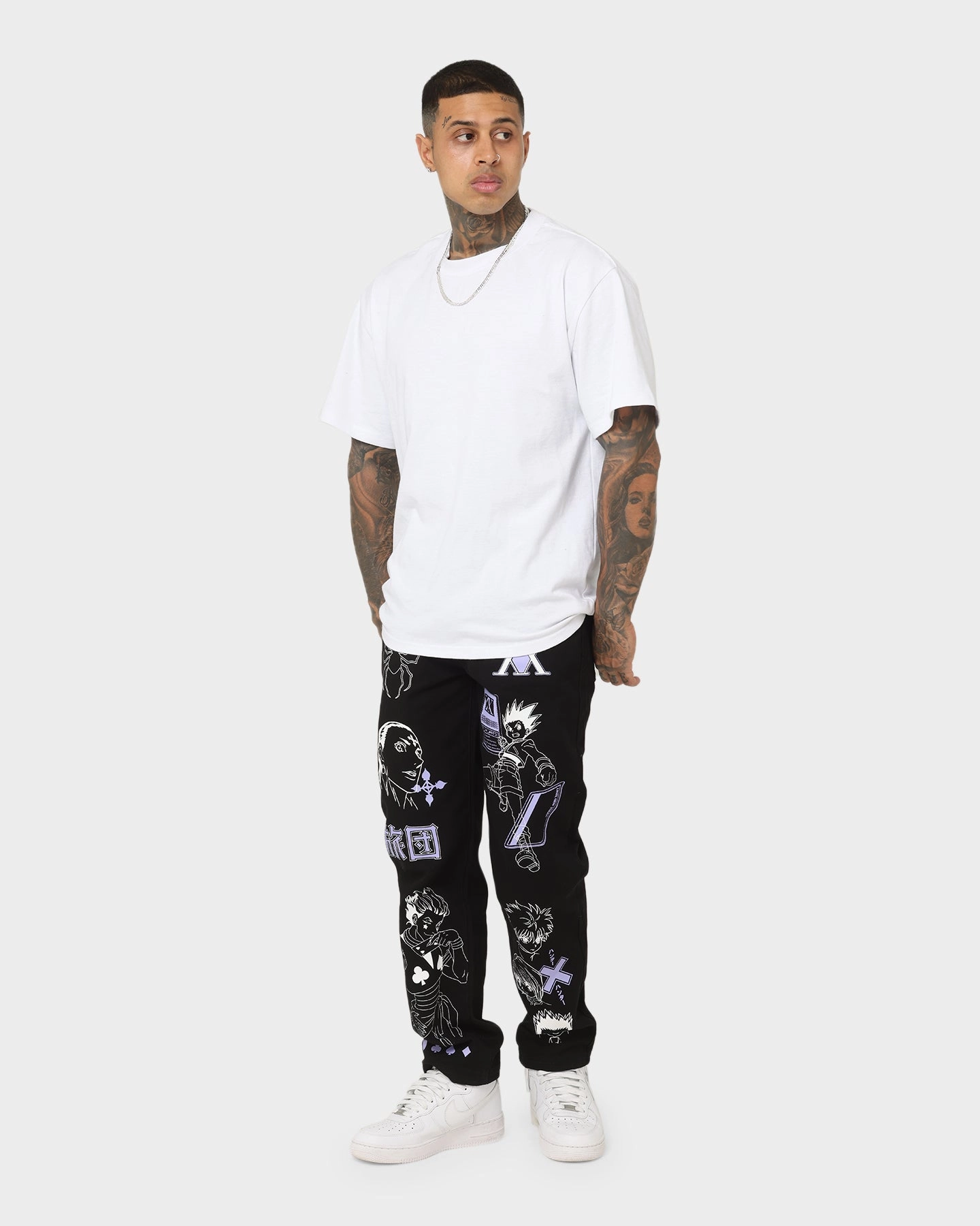 Cool Day Look Goat Crew X Hunter X Hunter Jeans Vintage Black