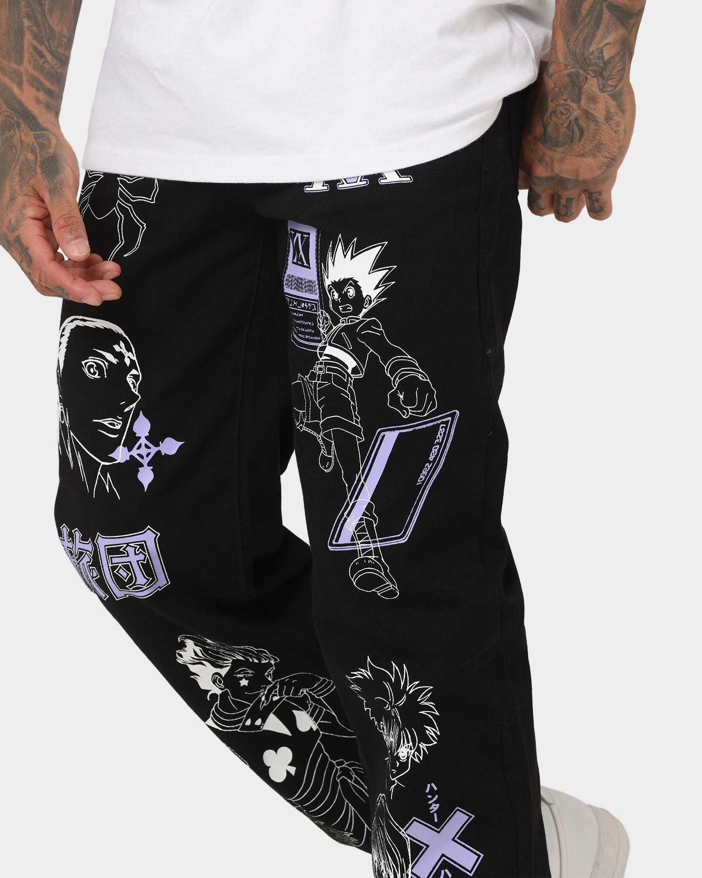 Goat Crew X Hunter X Hunter Jeans Vintage Black Light Comfort