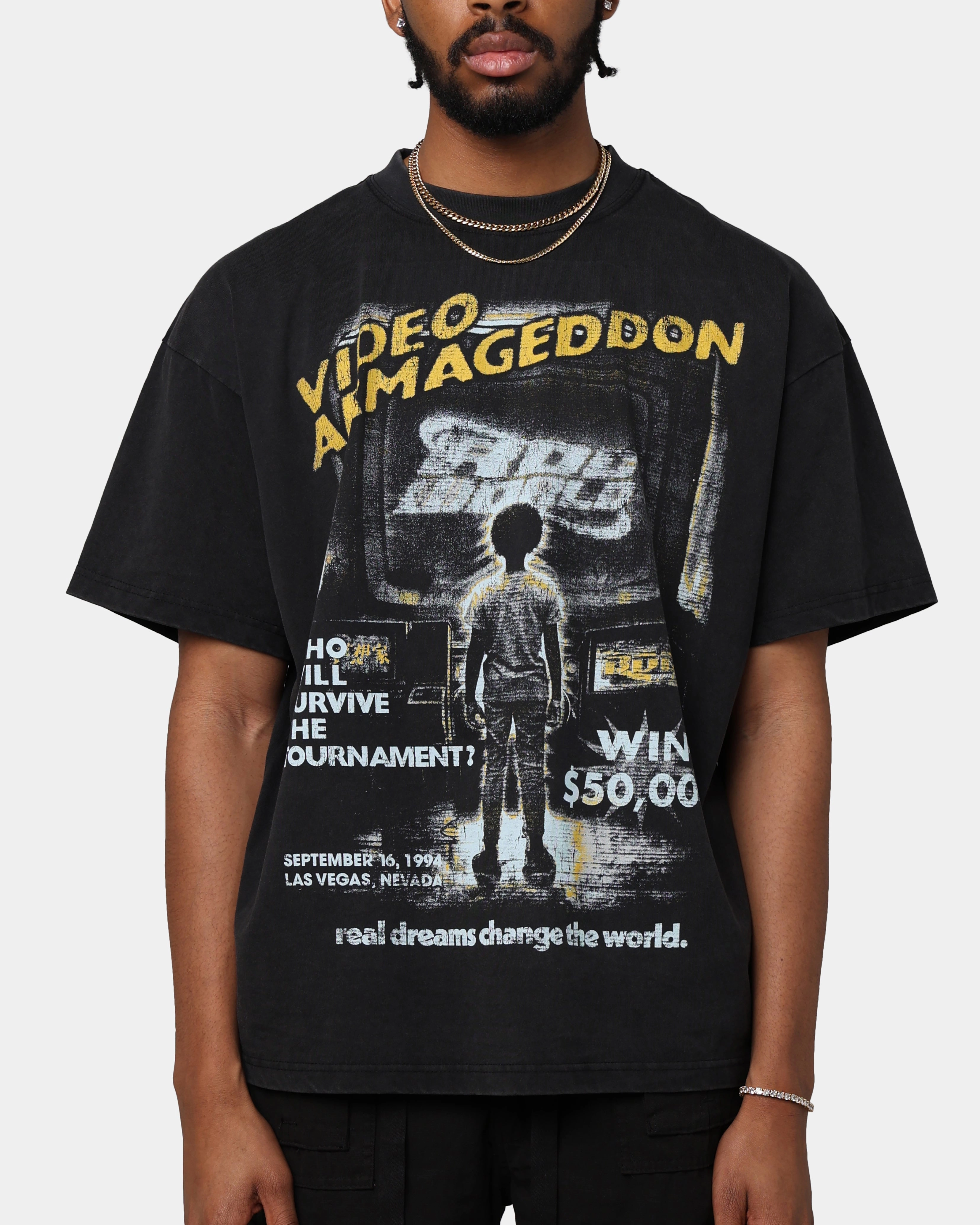 Soft Touch Fit RDCWorld 1994 Tournament T-Shirt Vintage Black