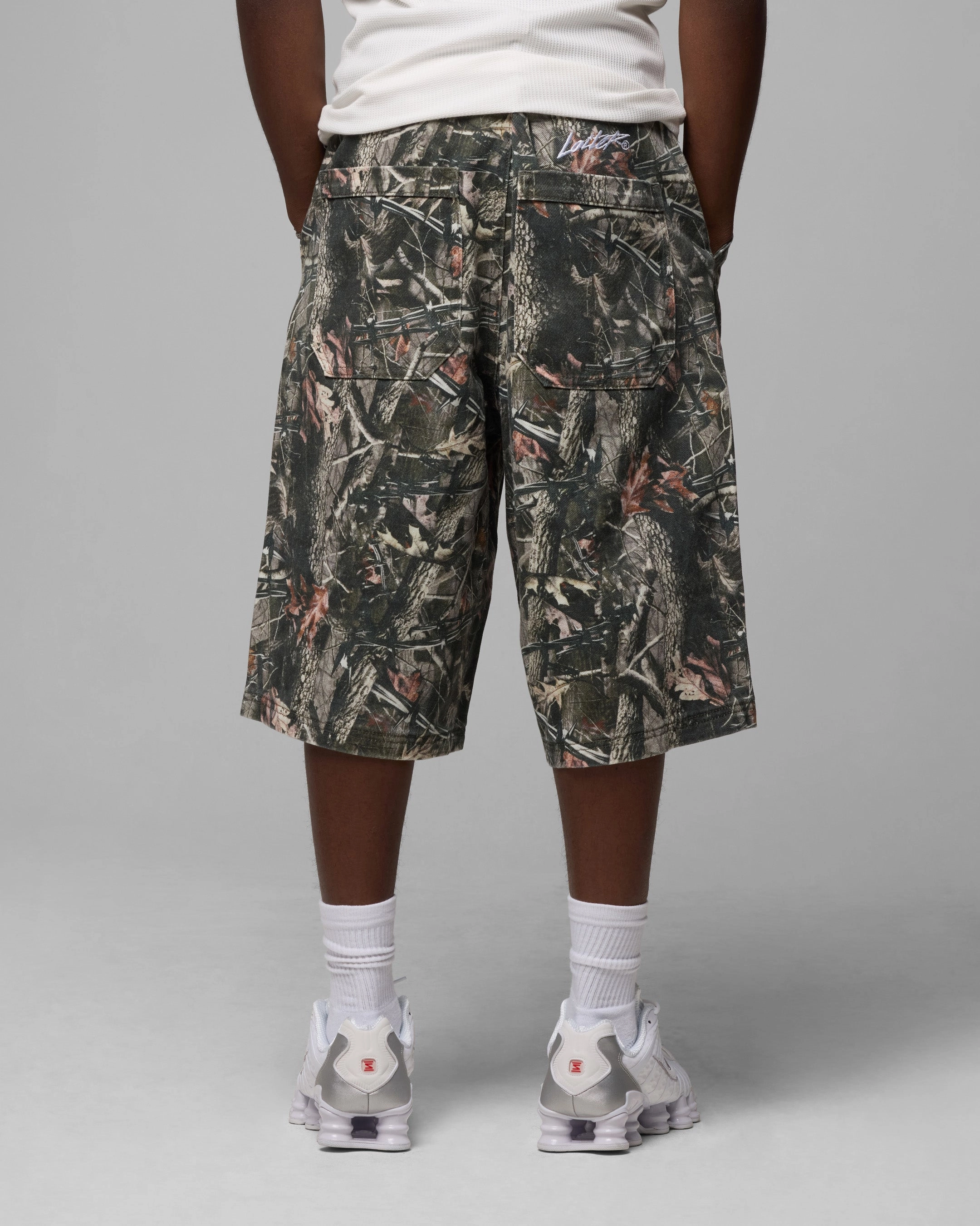 Smooth Texture Fitness Look Loiter Collateral Jorts Real Tree Camo